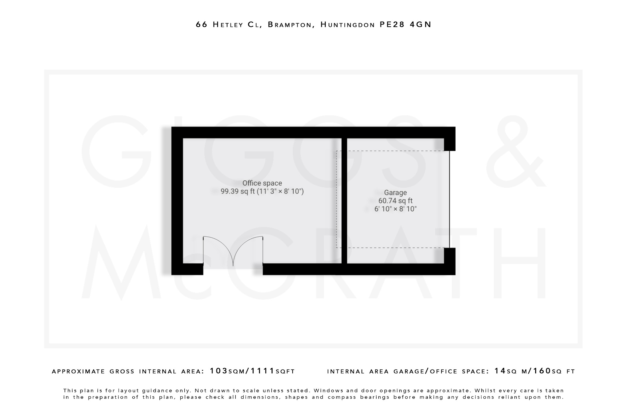 3 bed semi-detached house for sale in Hetley Close, Huntingdon - Property Floorplan