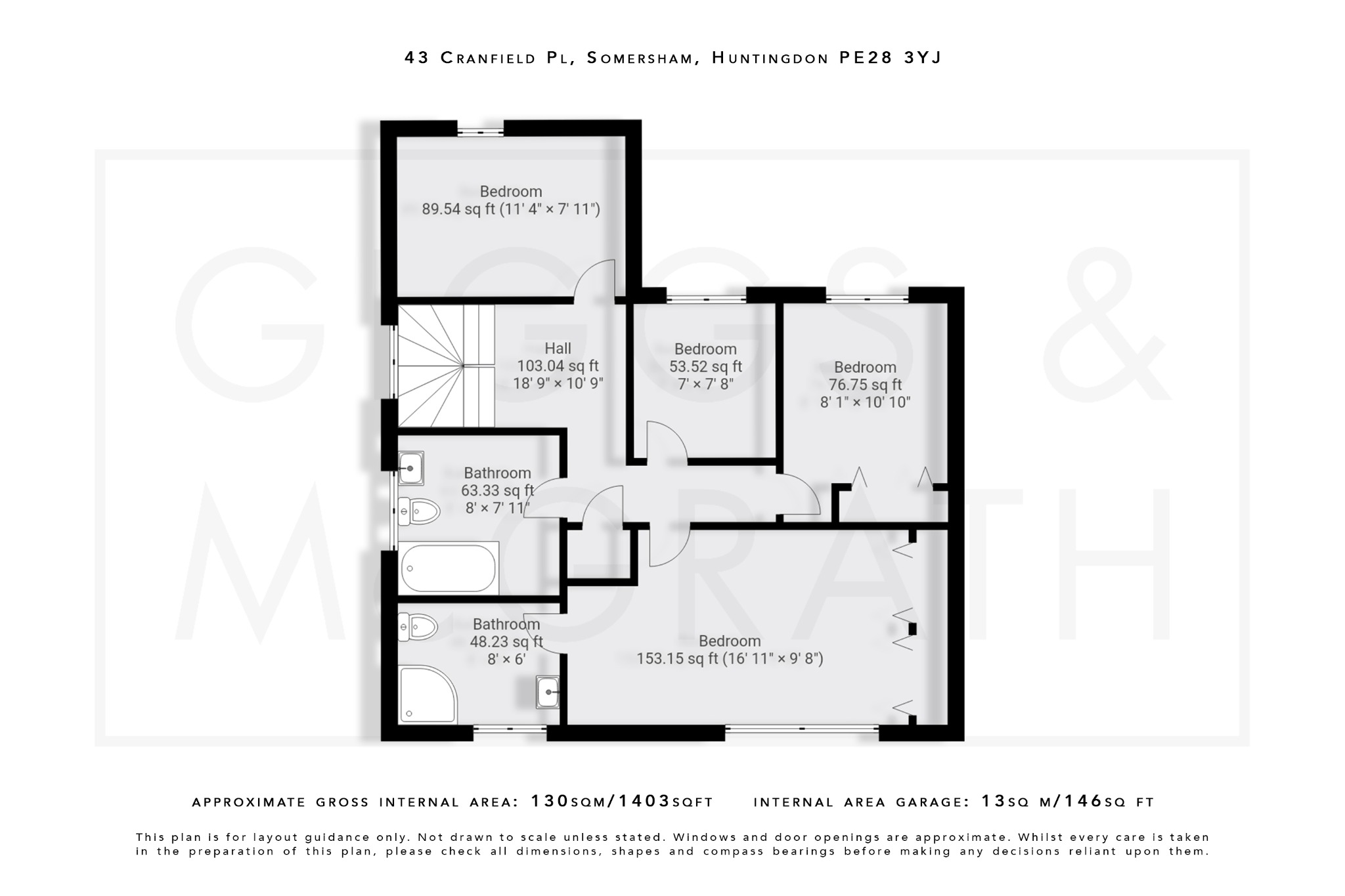 4 bed detached house for sale in Cranfield Place, Cambridgeshire - Property Floorplan