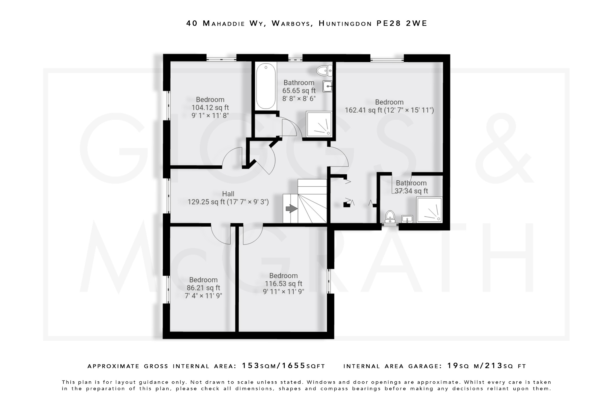 4 bed detached house for sale in Mahaddie Way, Cambridgeshire - Property Floorplan