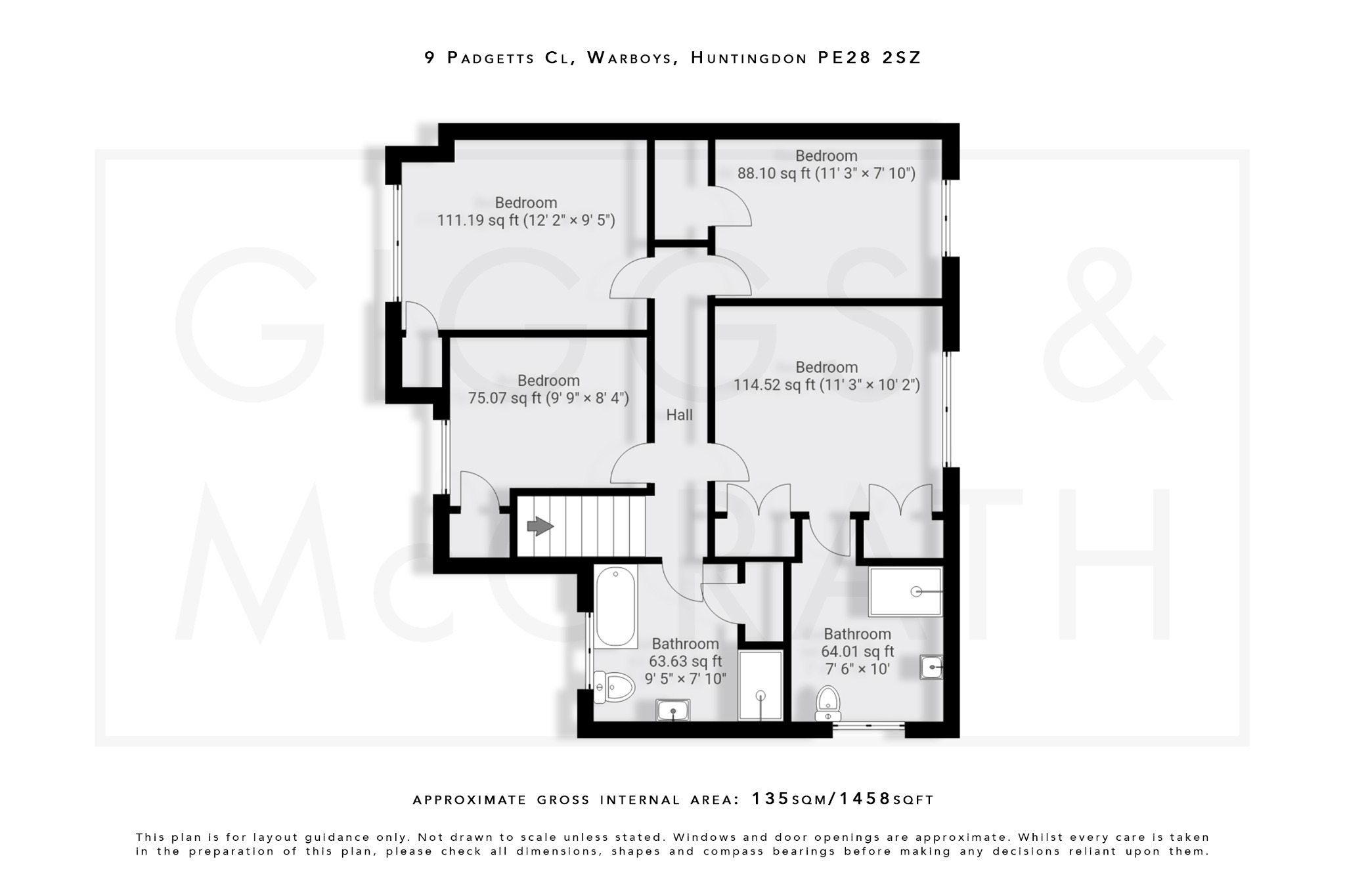 4 bed detached house for sale in Padgetts Close, Cambridgeshire - Property Floorplan