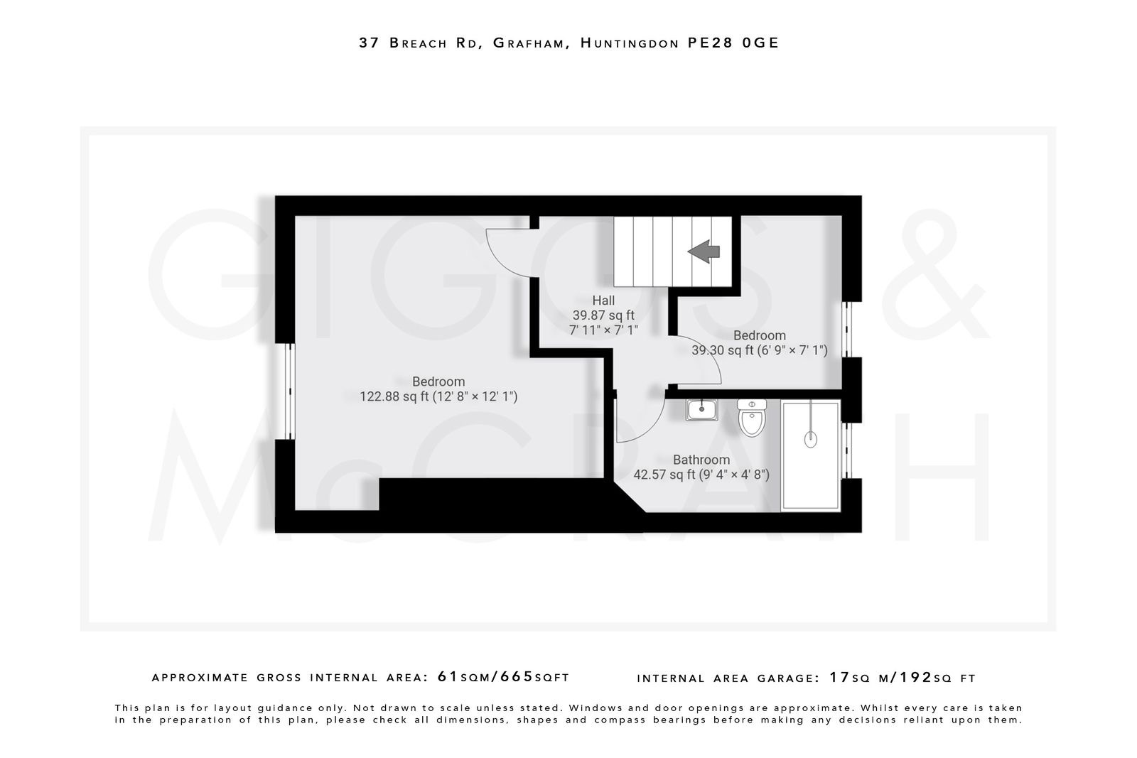 2 bed end of terrace house for sale in Breach Road, Huntingdon - Property Floorplan