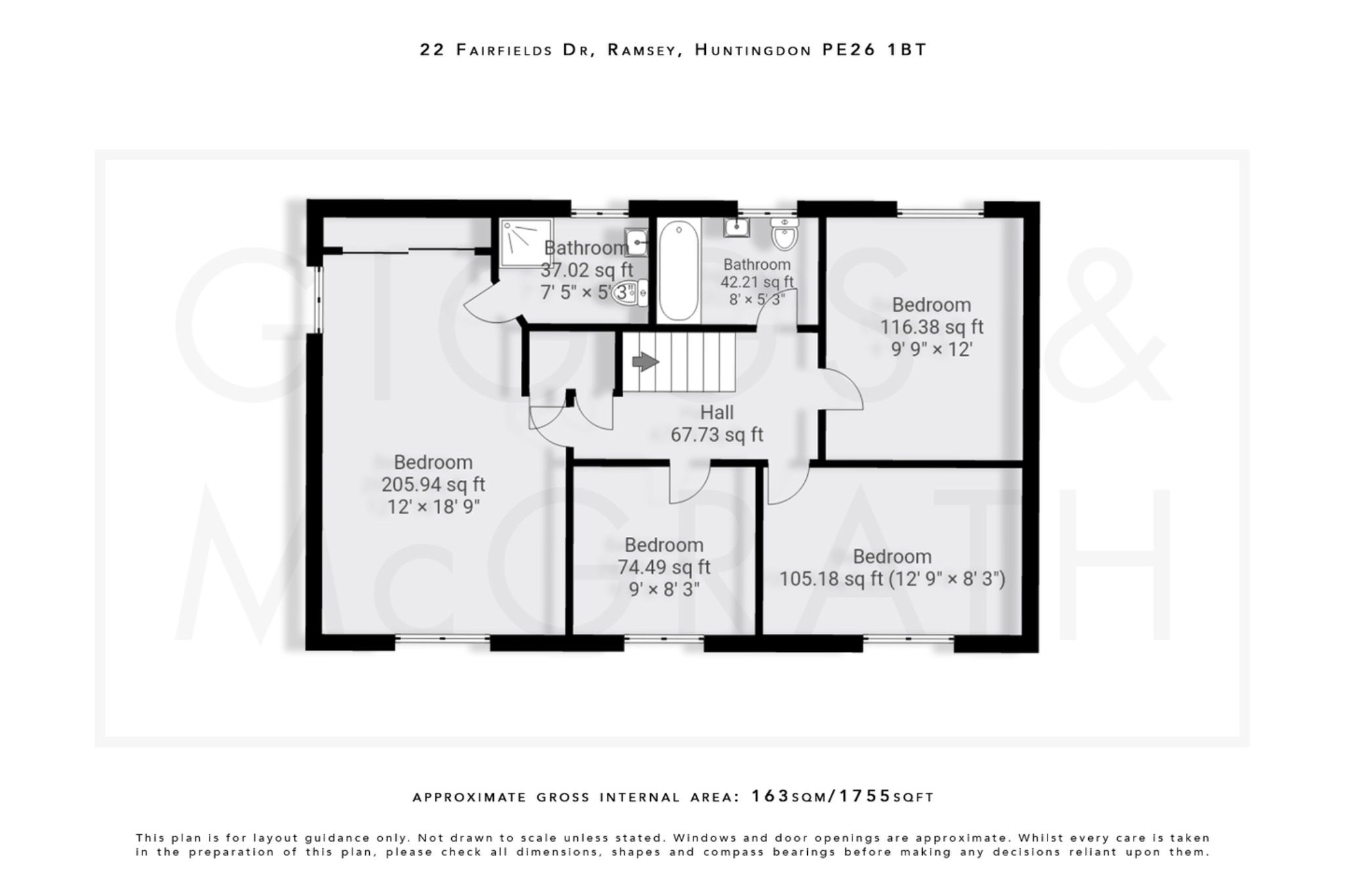 4 bed detached house for sale in Fairfields Drive, Cambridgeshire - Property Floorplan