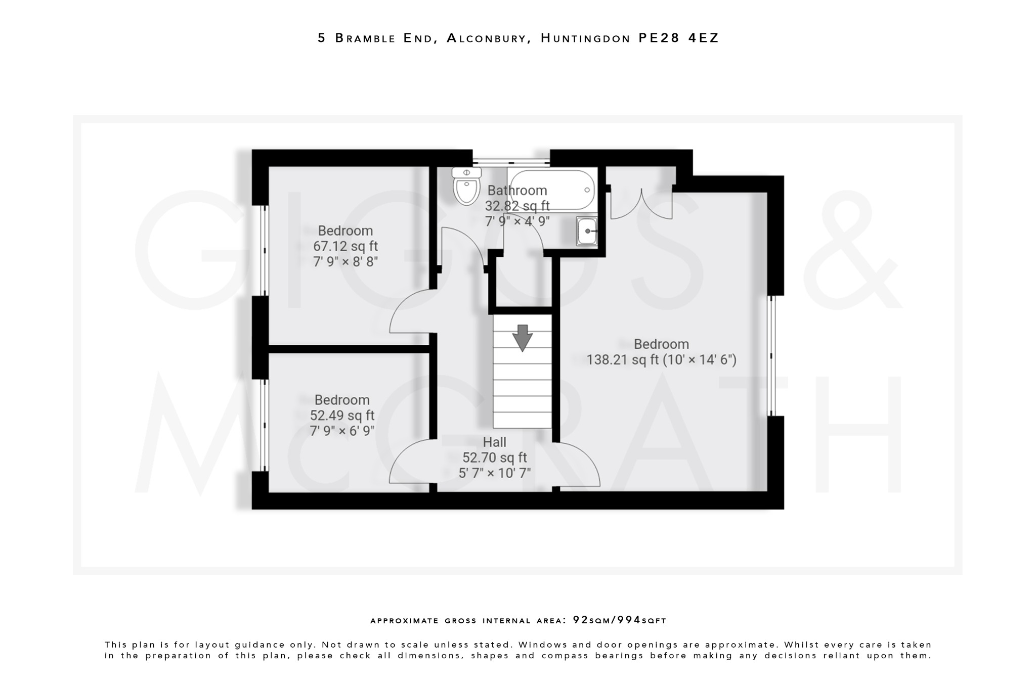 4 bed semi-detached house for sale in Bramble End, Cambridgeshire - Property Floorplan