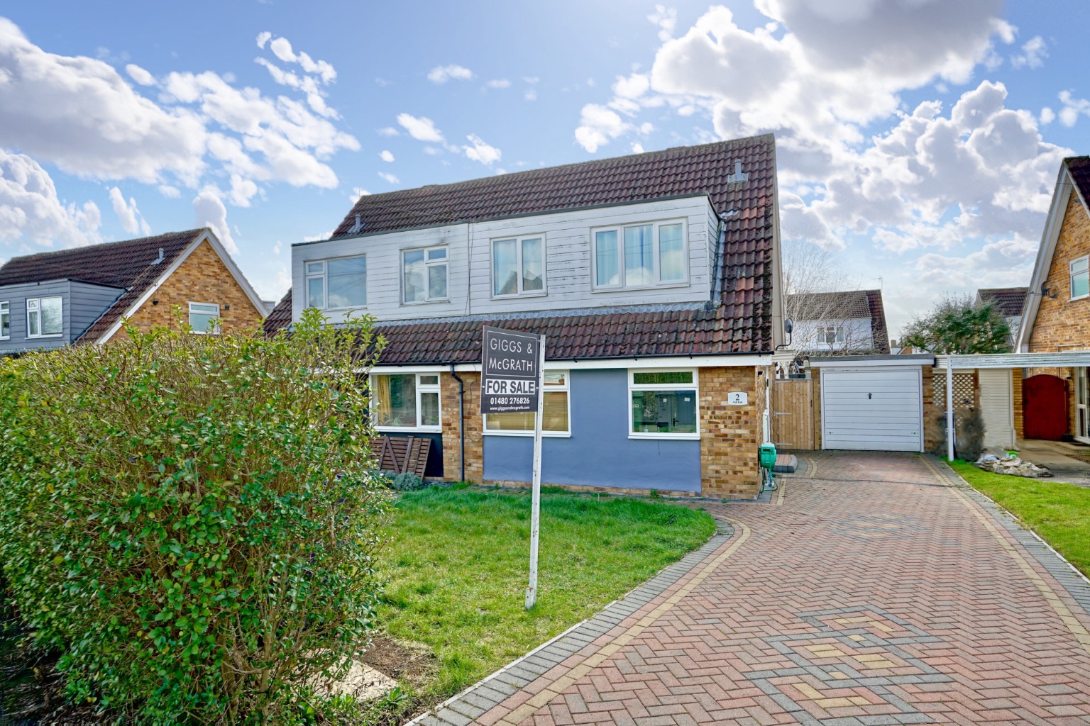 3 bed semi-detached house for sale in Ash End, Huntingdon  - Property Image 1