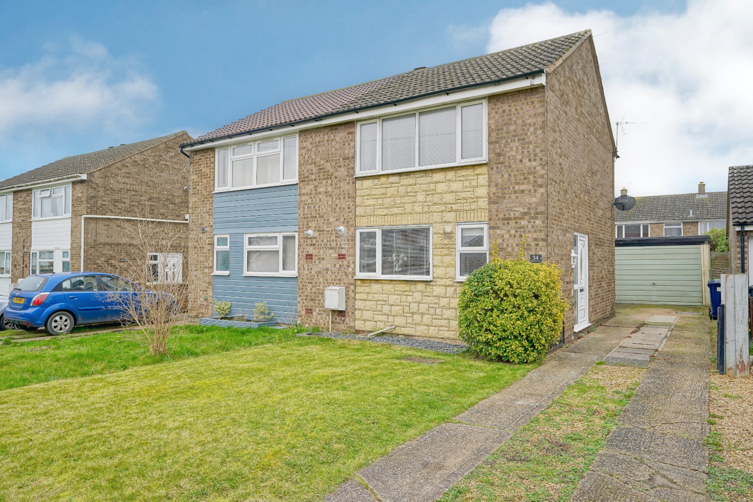 2 bed semi-detached house for sale in Shakespeare Road, St Ives - Property Image 1