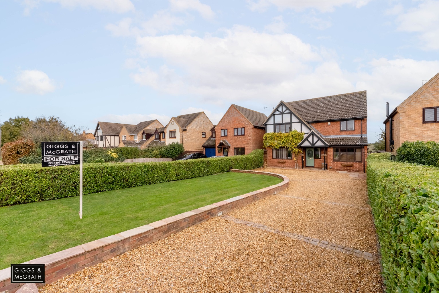 4 bed detached house for sale in Ugg Mere Court Road, Huntingdon  - Property Image 1