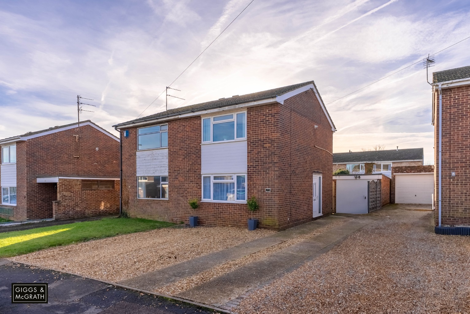 2 bed semi-detached house for sale in Lancelot Way, Huntingdon  - Property Image 1