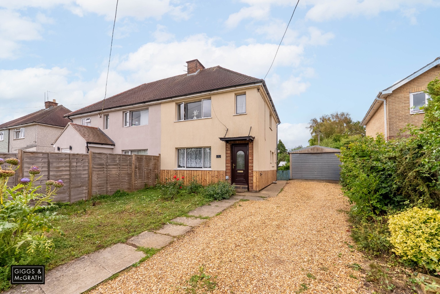 3 bed semi-detached house for sale in Fen Road, Huntingdon  - Property Image 1
