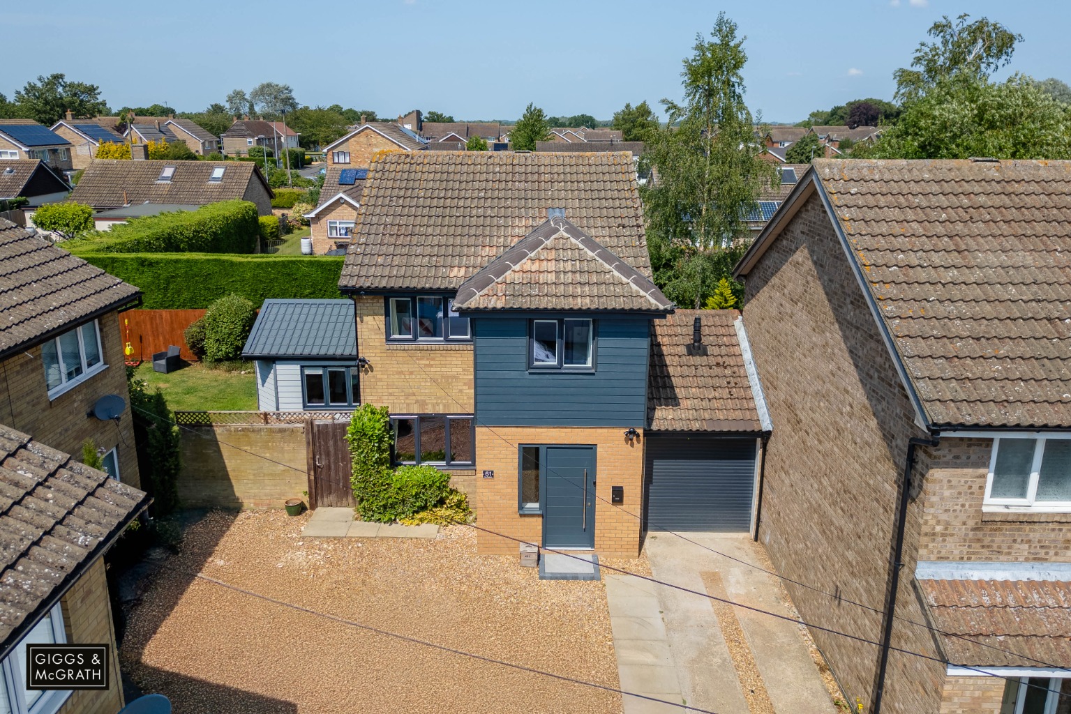 3 bed link detached house for sale in The Paddock, Huntingdon  - Property Image 1