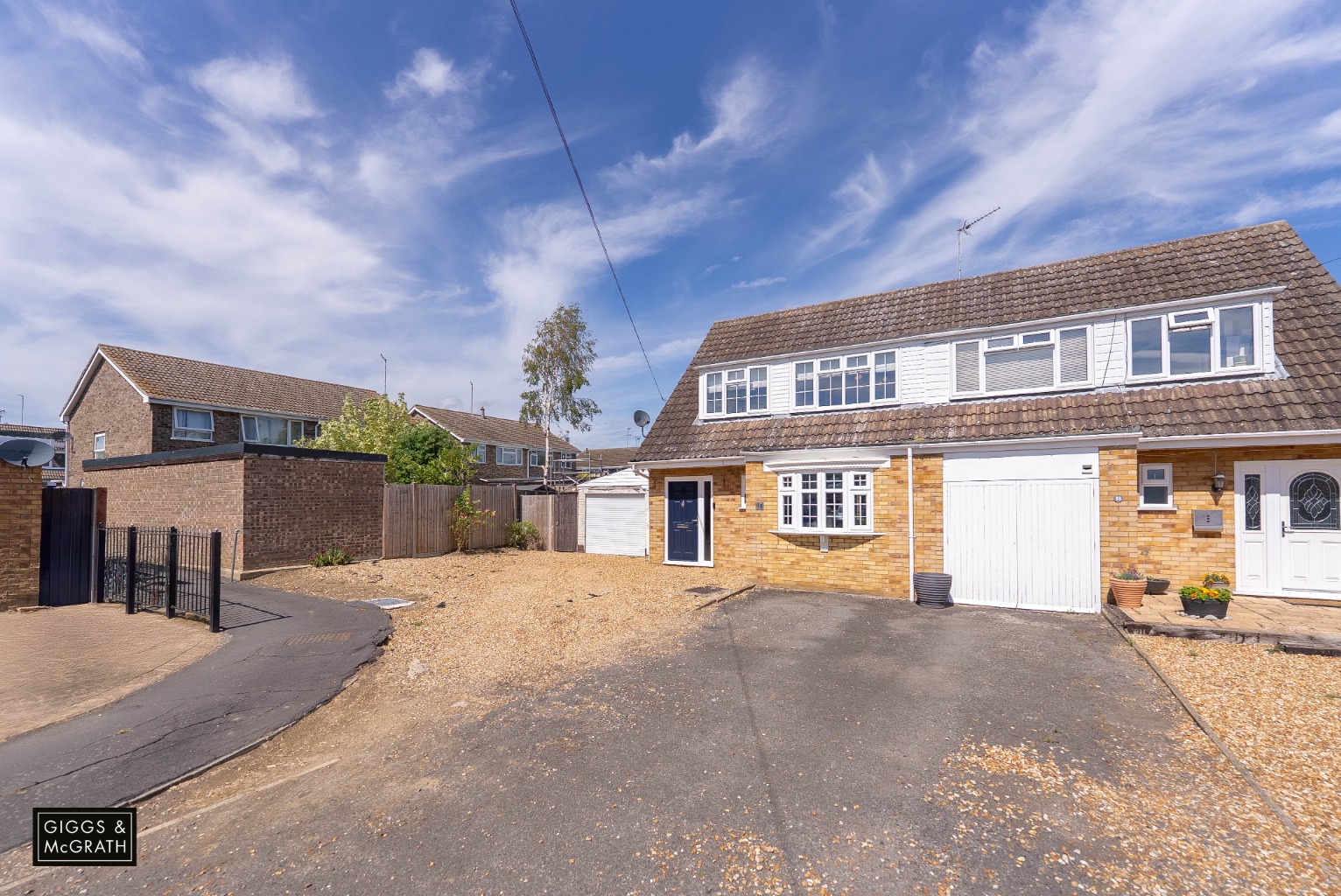 3 bed semi-detached house for sale in Sawtry, Cambridgeshire  - Property Image 1