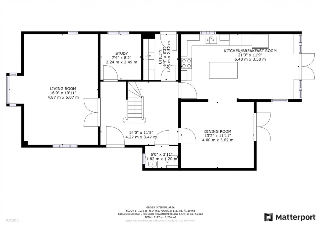 5 bed detached house to rent in Oak View, Ashford - Property floorplan