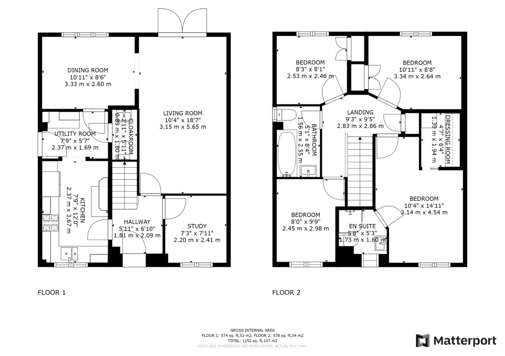 4 bed detached house to rent in Smithy Drive, Ashford - Property floorplan