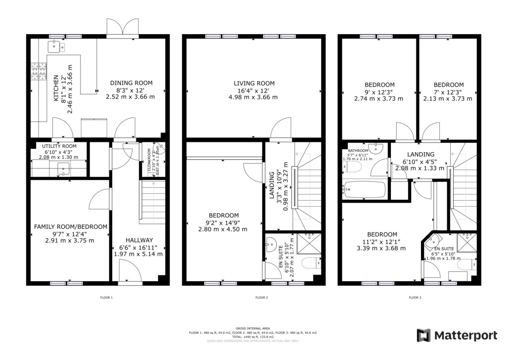 4 bed terraced house for sale in Swaffer Way, Ashford - Property floorplan