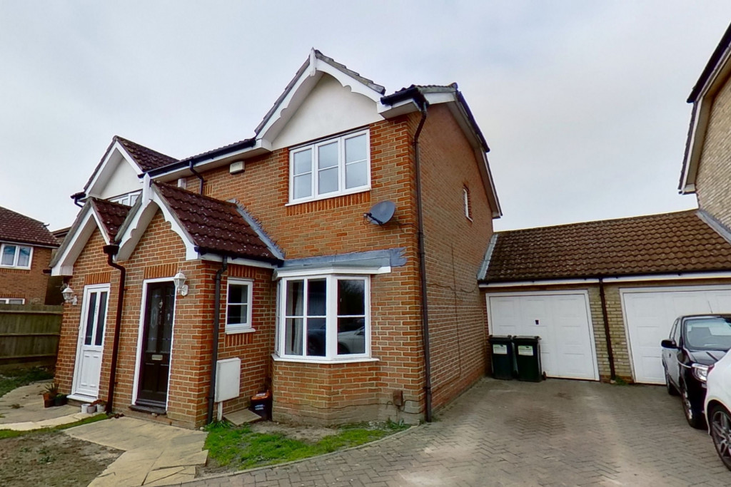 3 bed semi-detached house for sale in Manor House Drive, Kingsnorth, Ashford  - Property Image 1