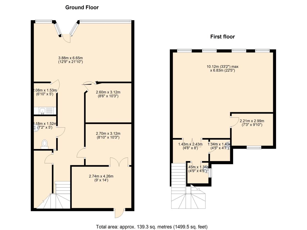 Commercial property to rent in High Street, Royston - Property Floorplan