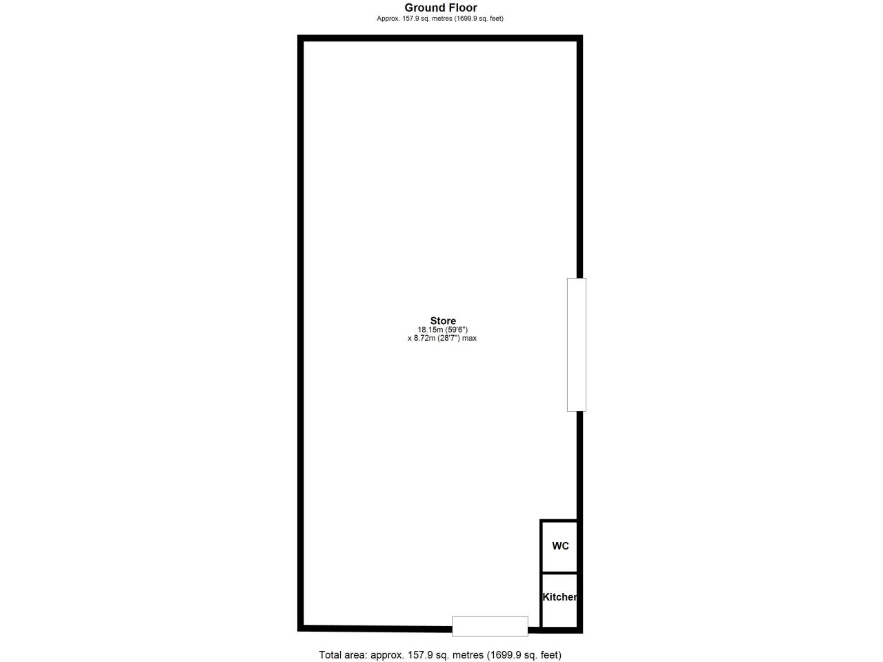 Commercial property to rent in Lower Gower Road, Royston - Property Floorplan