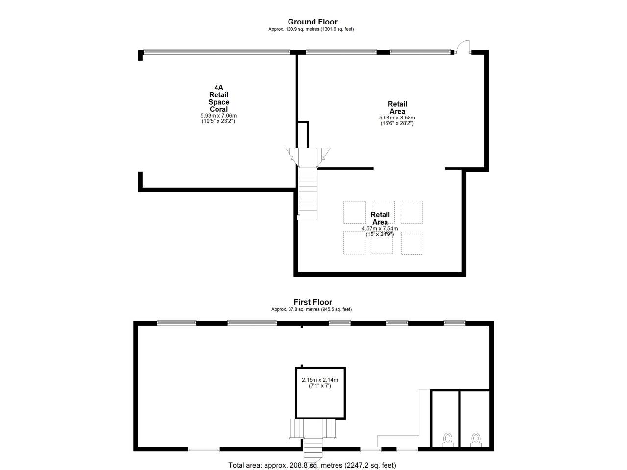 Commercial property for sale in Kneesworth Street, Royston - Property Floorplan