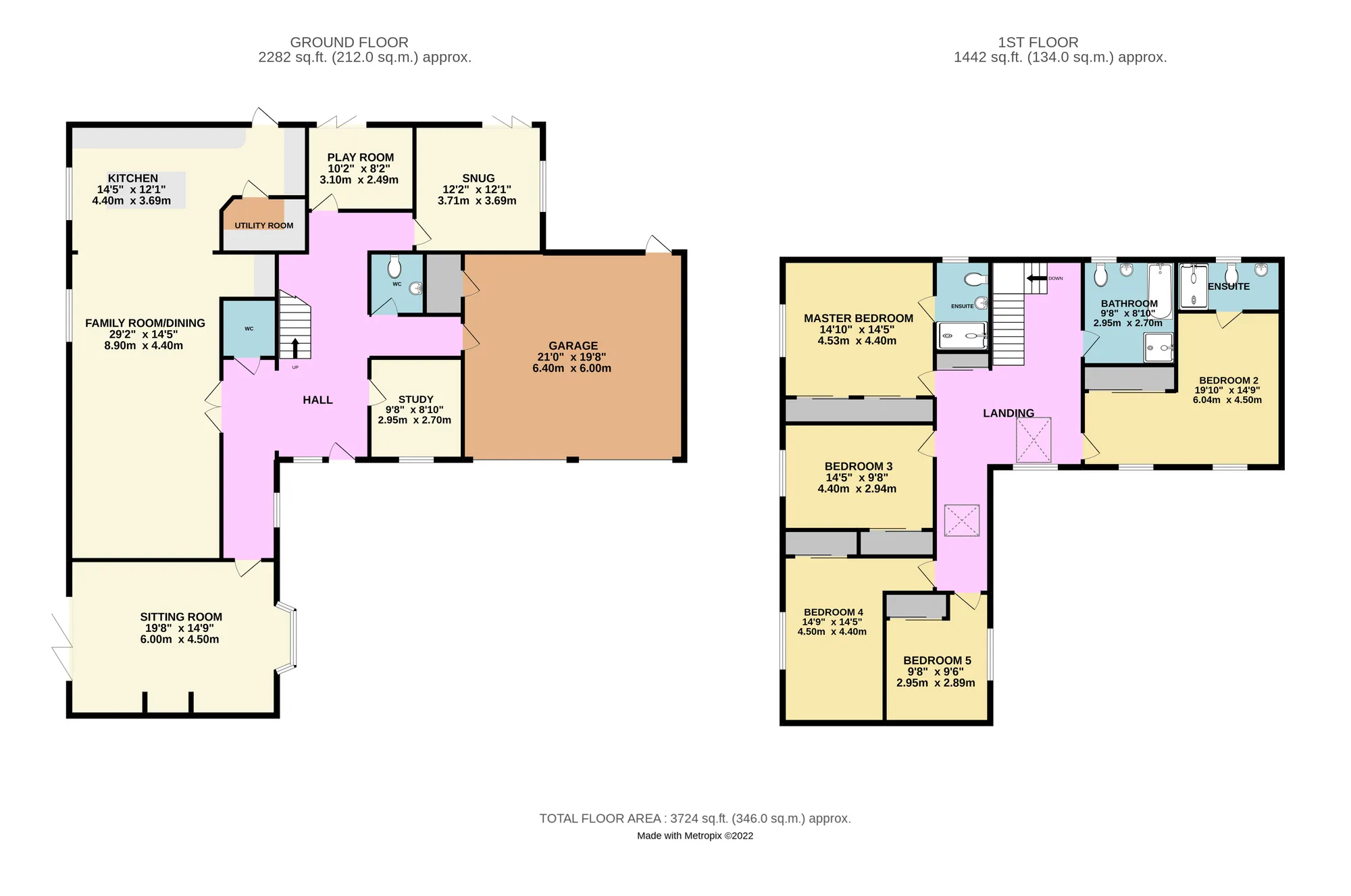 5 bed detached house for sale in Westwood Heath Road, Coventry - Property floorplan