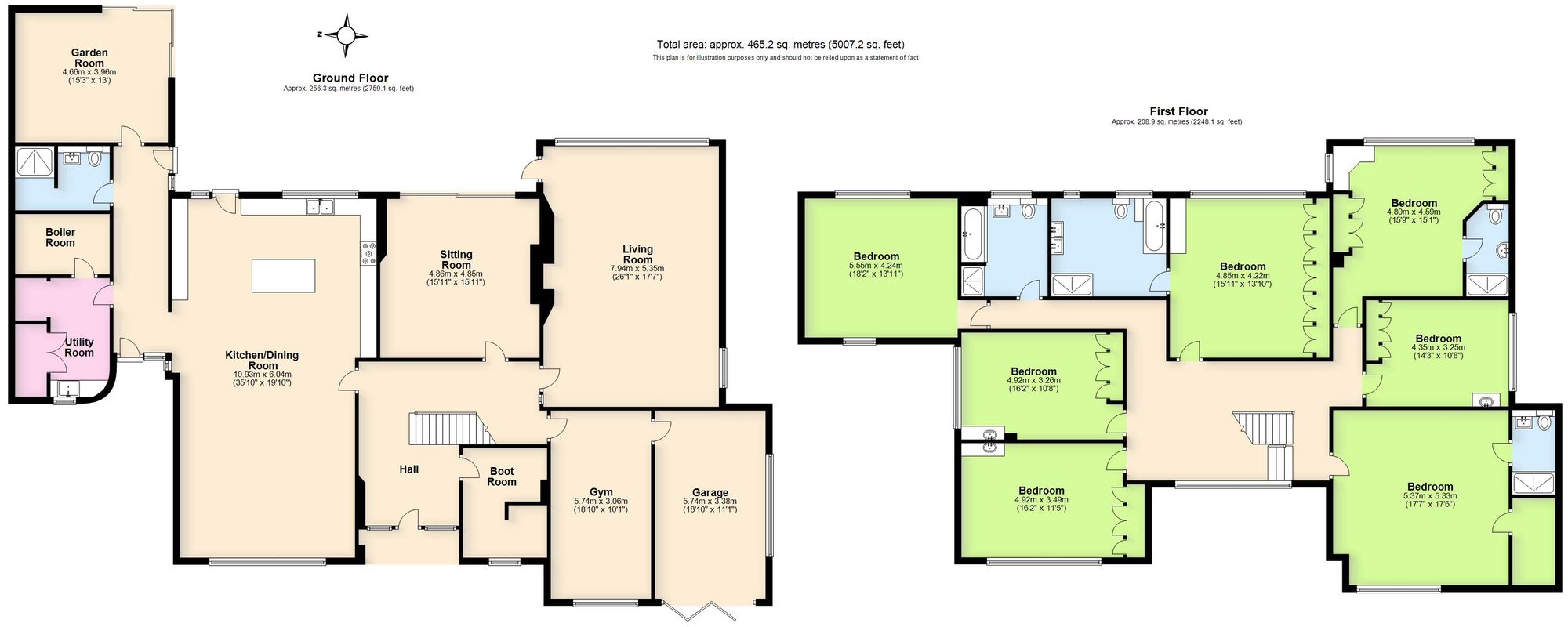 7 bed detached house for sale in Knowle Hill, Kenilworth - Property floorplan