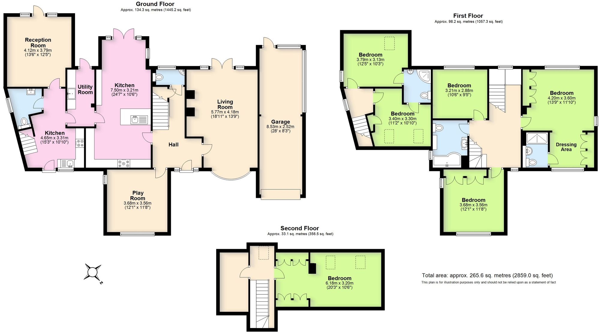 6 bed detached house for sale in Sunway Grove, Coventry - Property floorplan