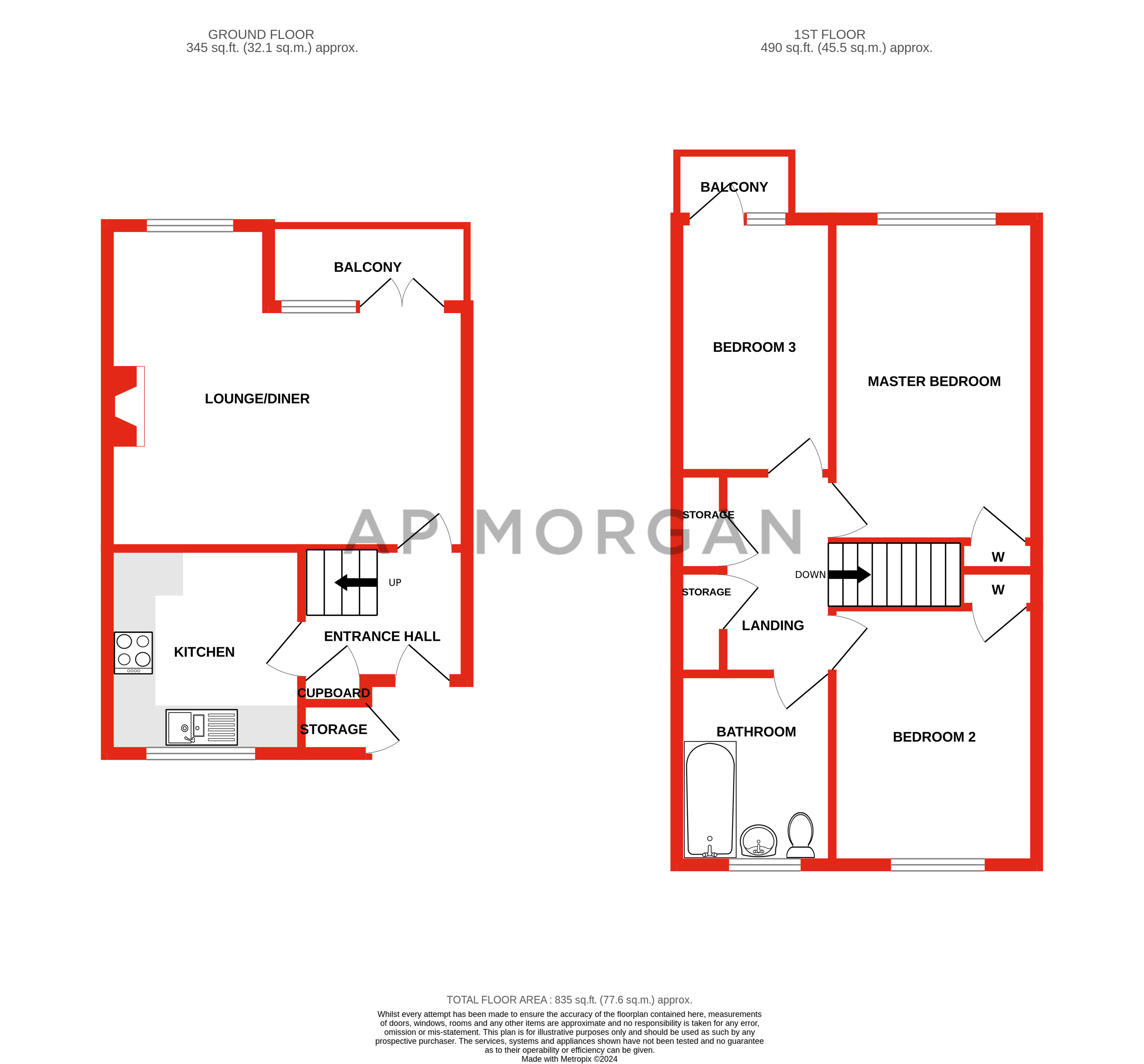 3 bed maisonette to rent in Westhorpe Grove, Birmingham - Property floorplan