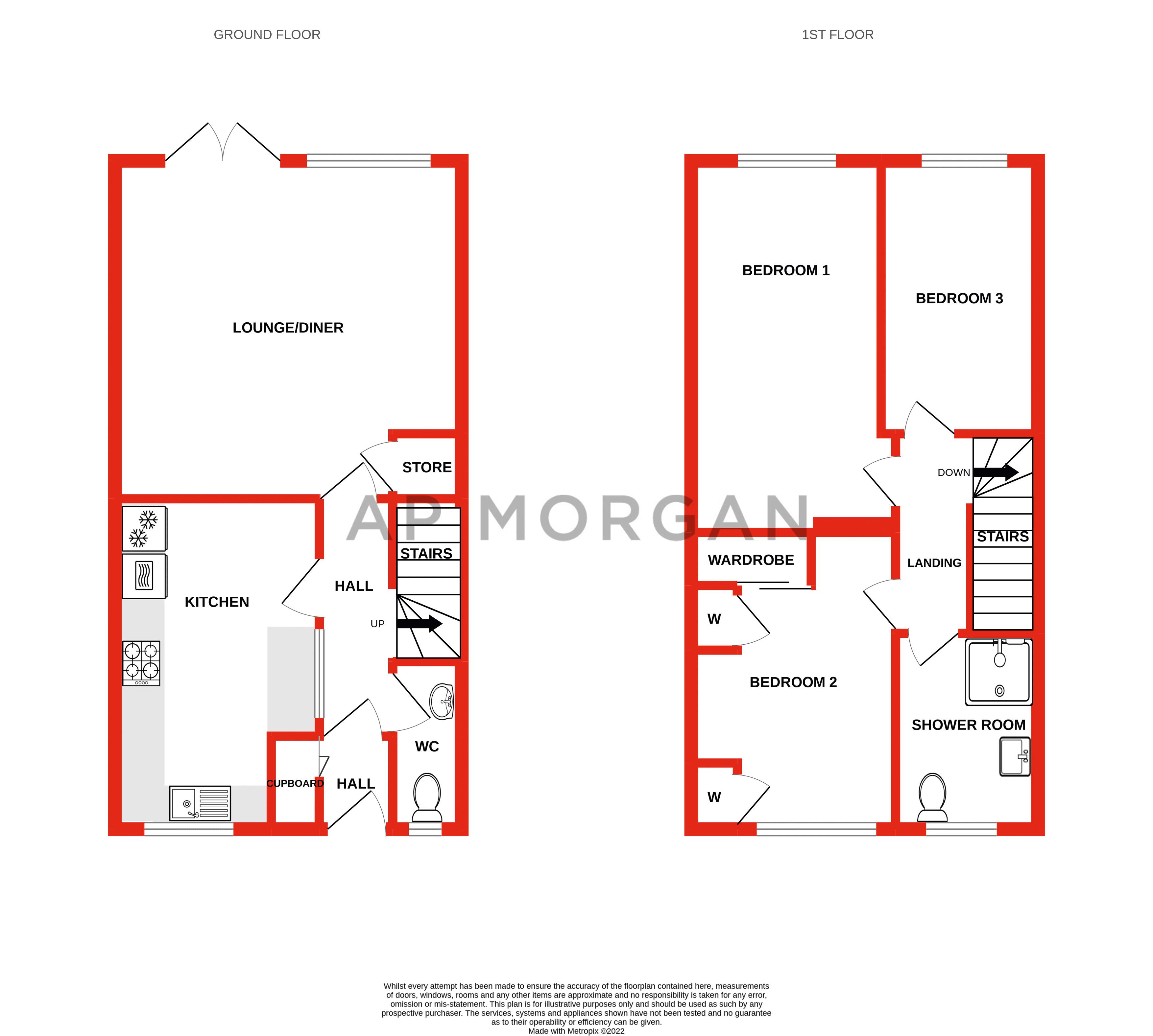 3 bed house for sale in Kennedy Grove, Birmingham - Property floorplan