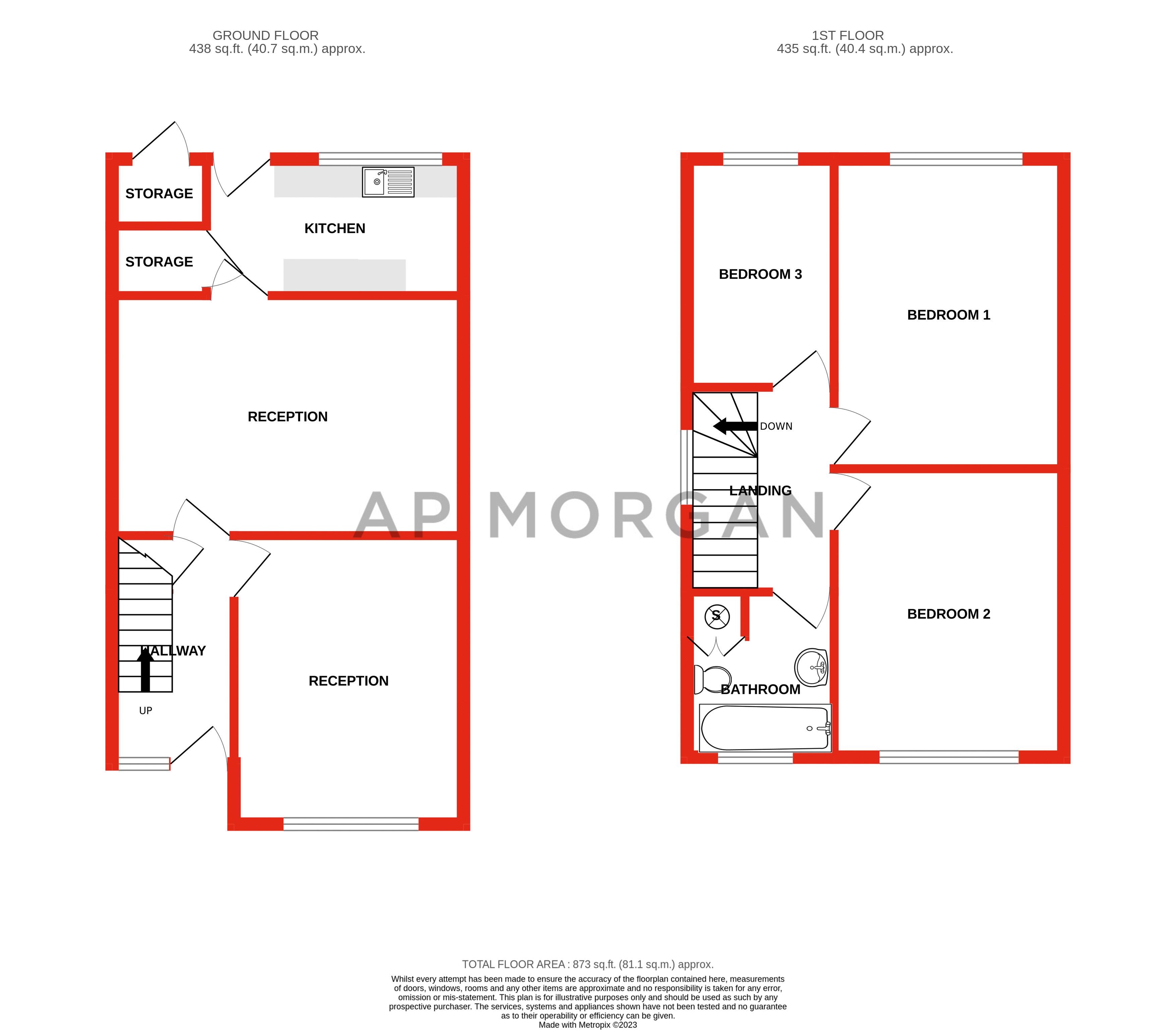 3 bed house for sale in Highland Road, Erdington - Property floorplan