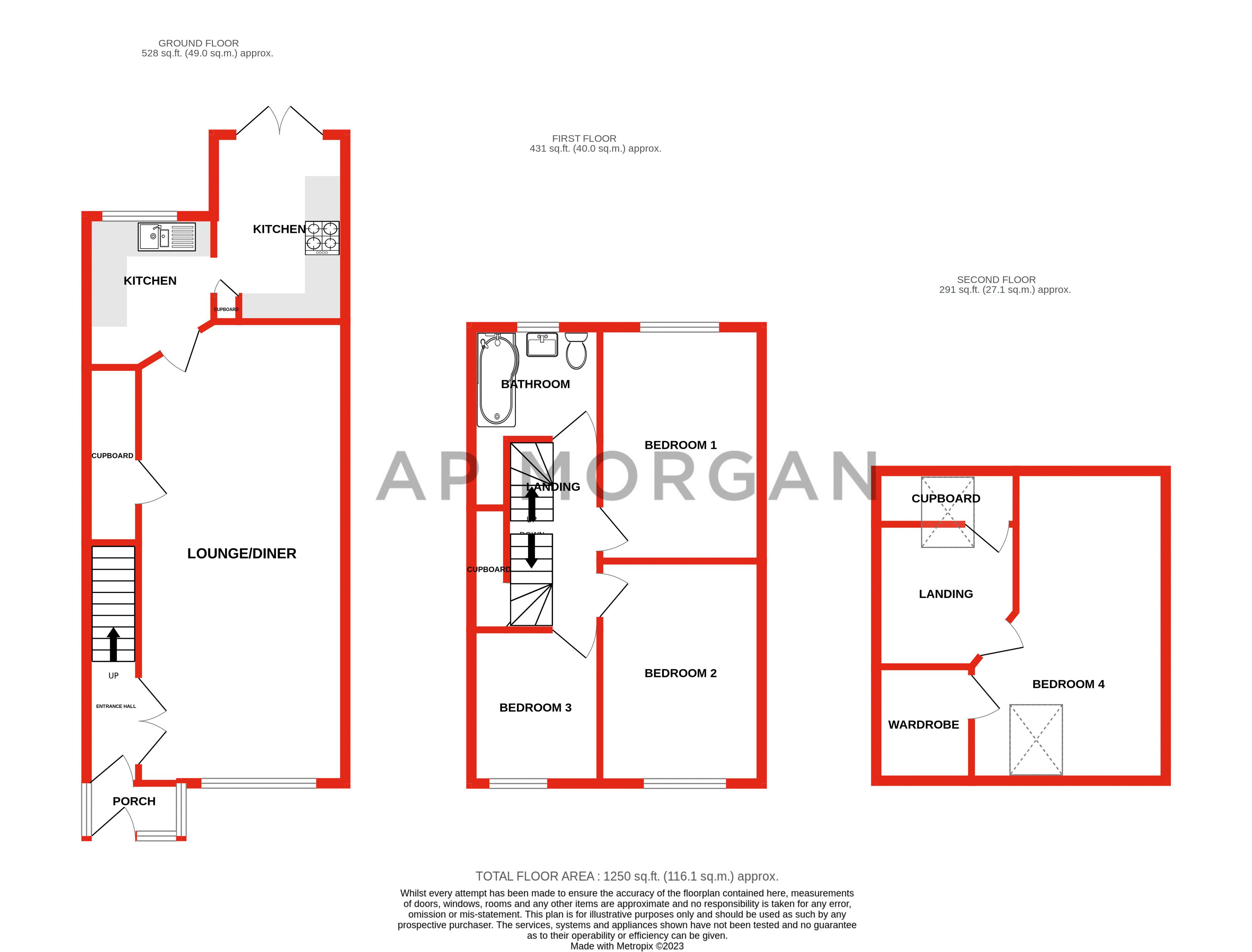 4 bed house for sale in Yardley Wood Road, Birmingham - Property floorplan