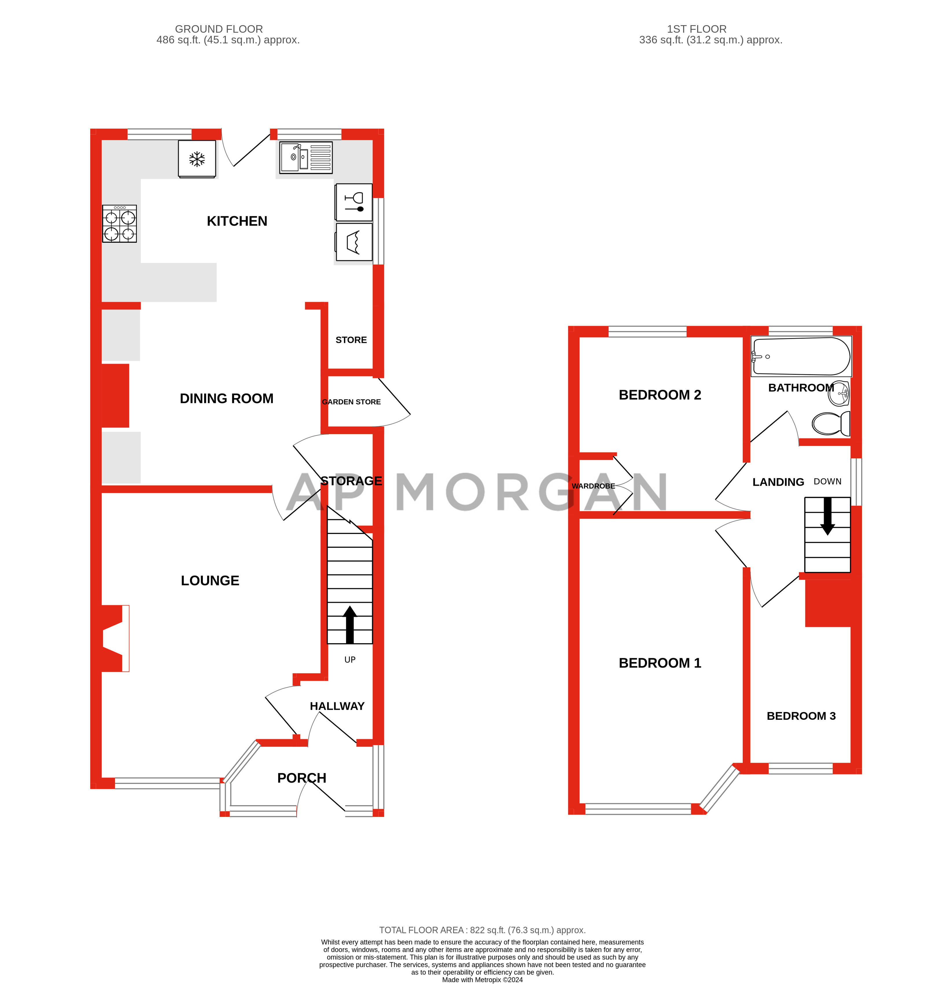 3 bed house for sale in Beverley Road, Rednal - Property floorplan