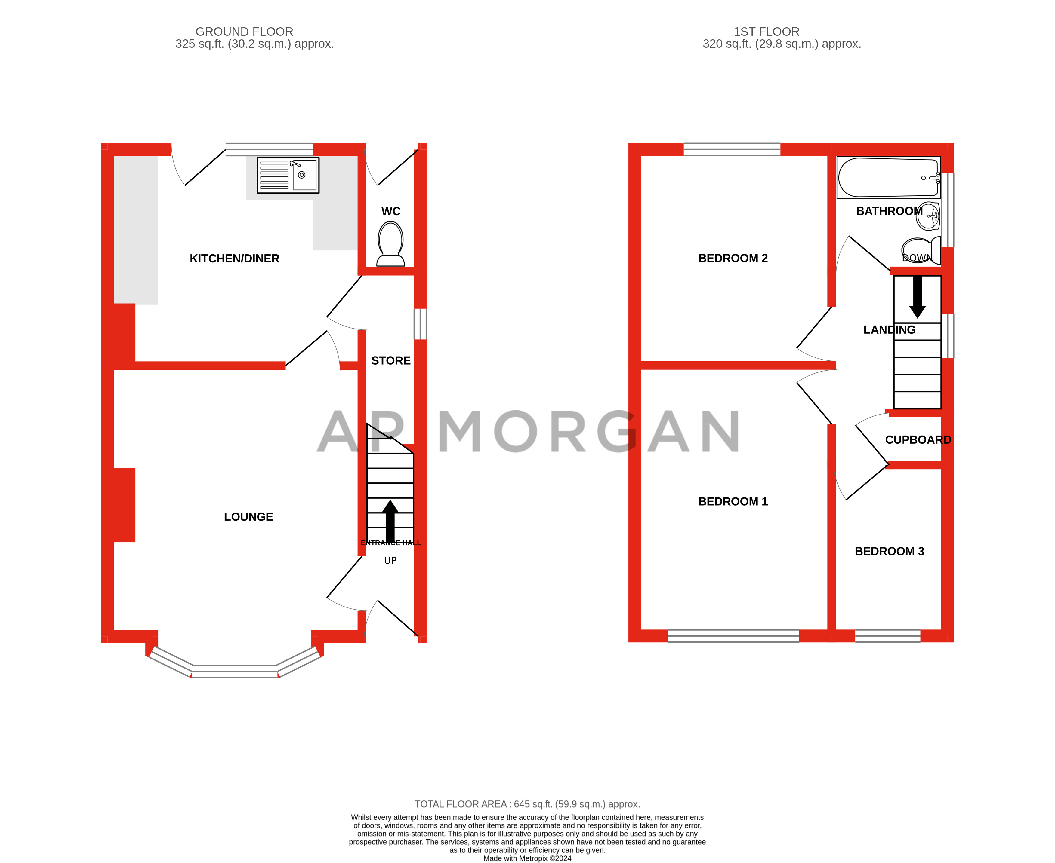 3 bed house for sale in Edenhurst Road, Birmingham - Property floorplan