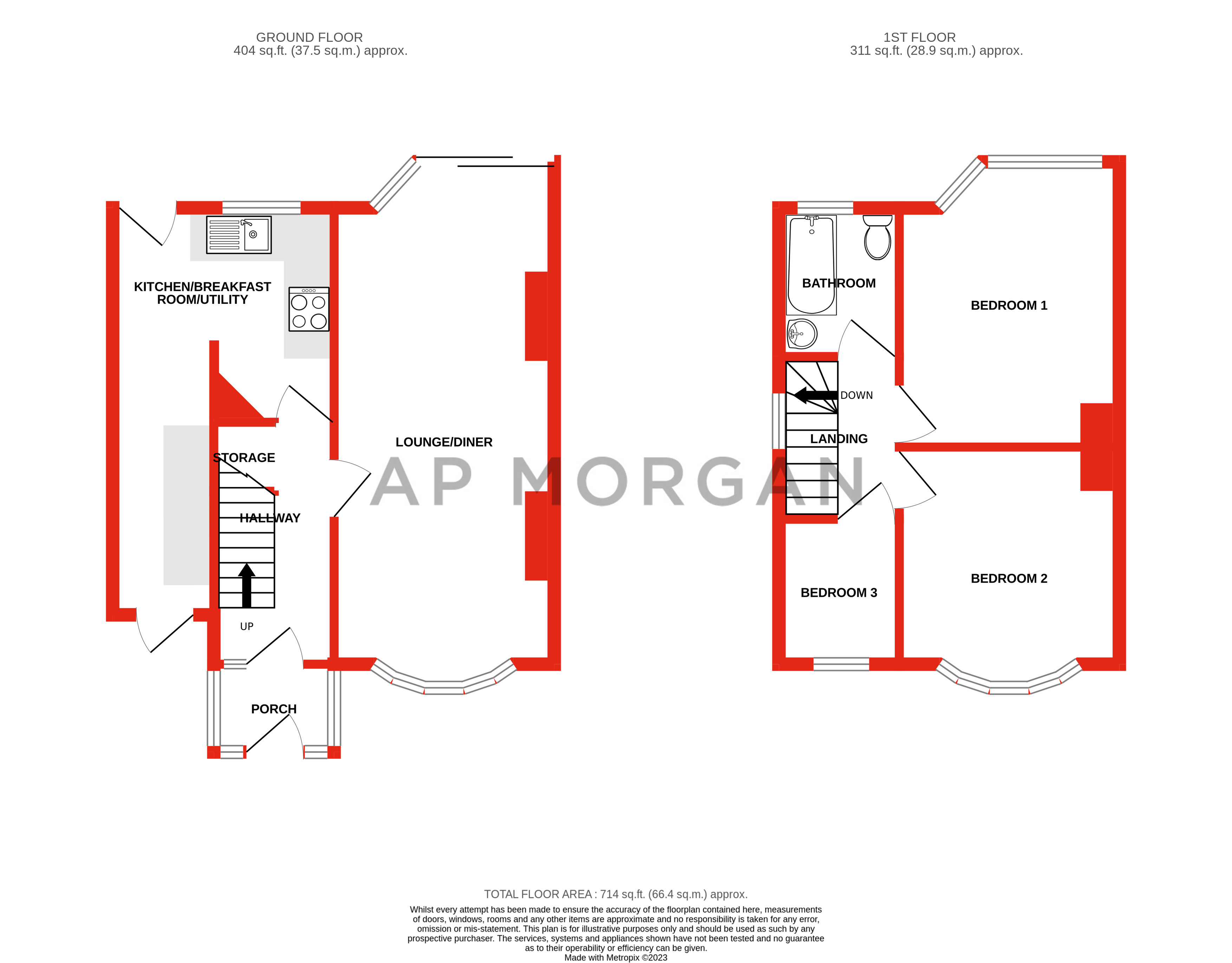 3 bed house for sale in Marsham Road, Birmingham - Property floorplan