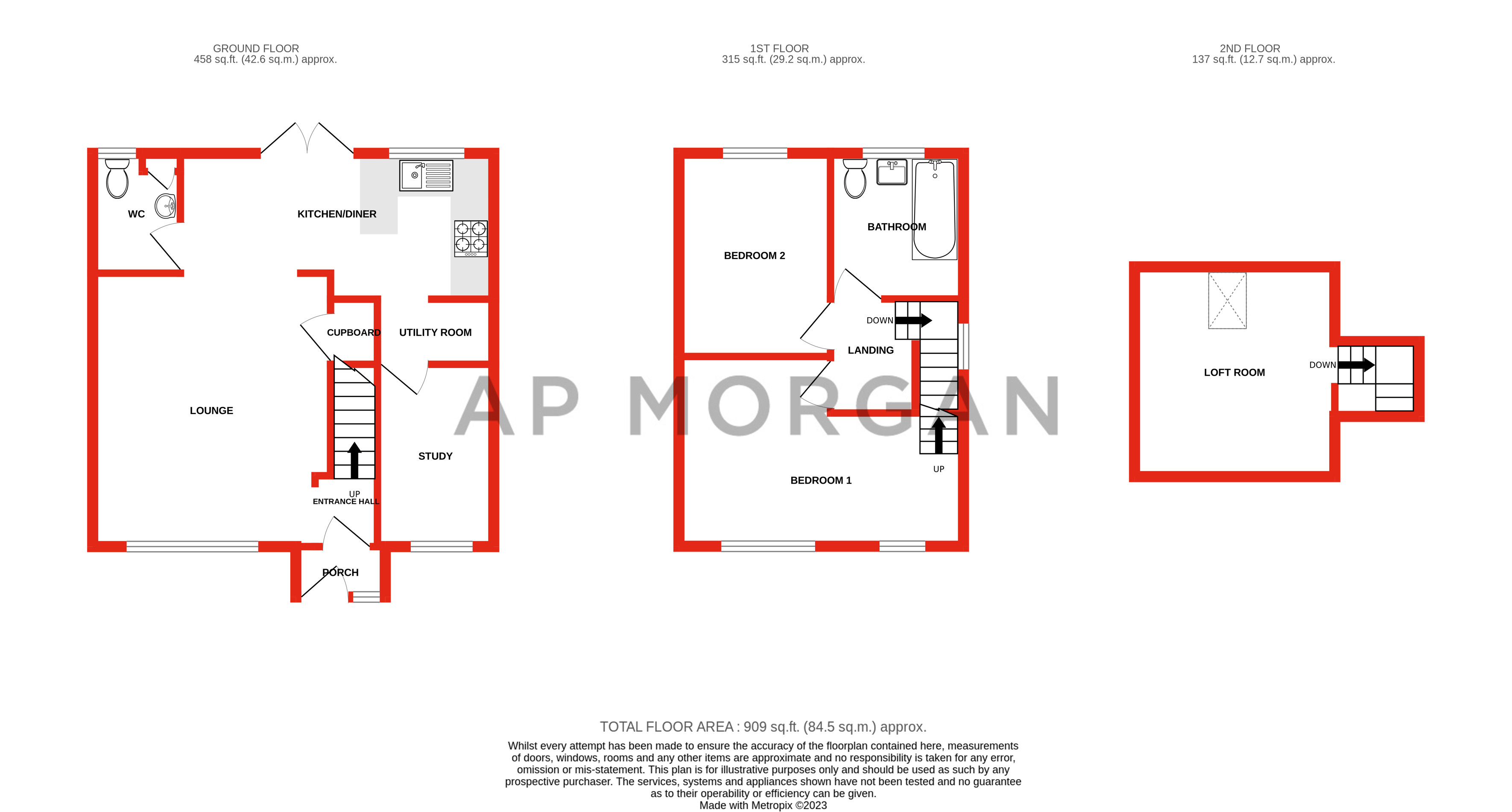 2 bed house for sale in Wasdale Road, Birmingham - Property floorplan