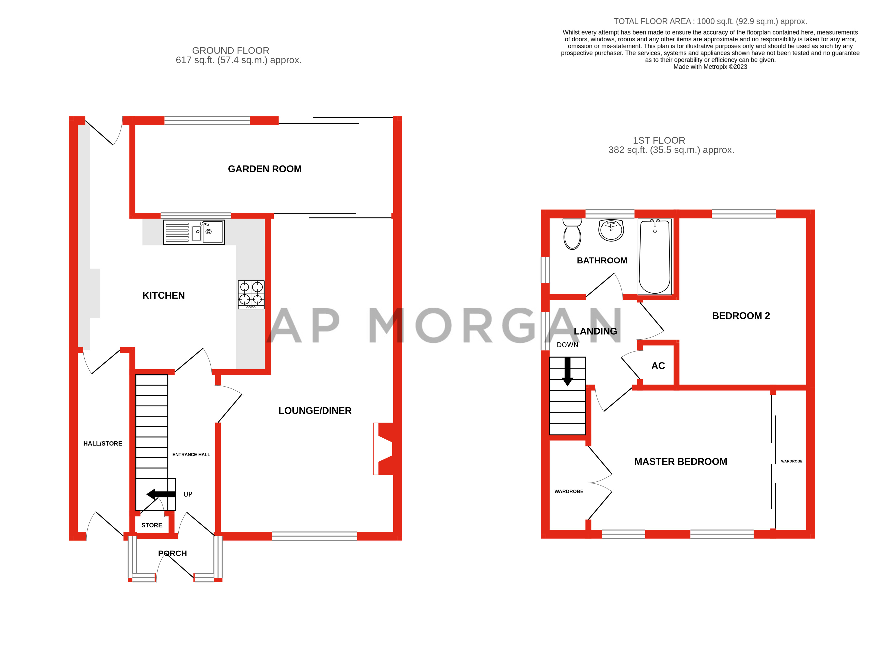 2 bed house for sale in Roseleigh Road, Rednal - Property floorplan