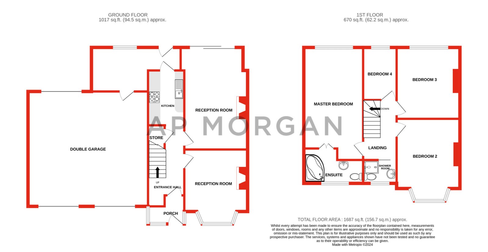 4 bed house for sale in Longbridge Lane, Birmingham - Property floorplan