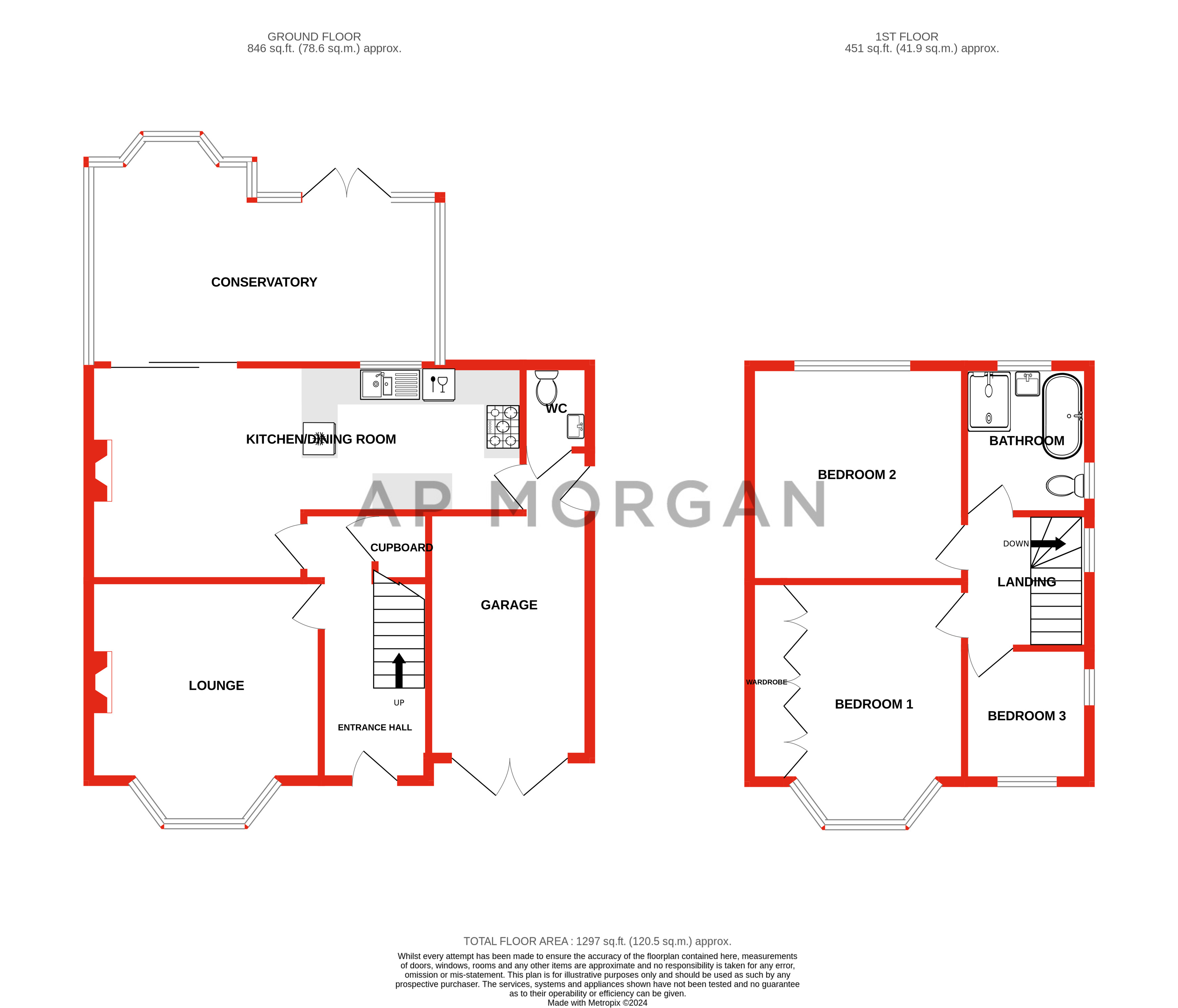 3 bed house for sale in Shenley Lane, Birmingham - Property floorplan