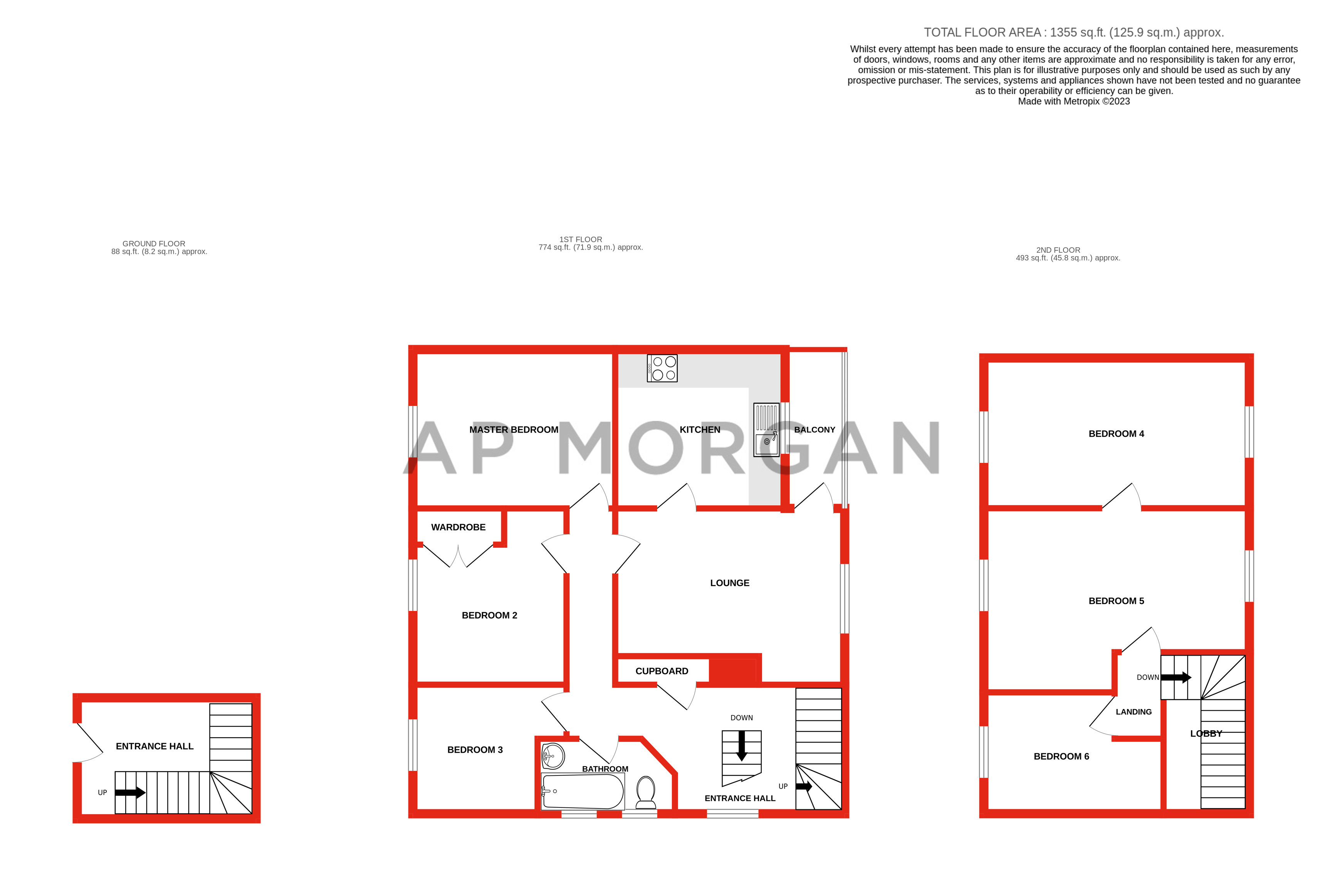 5 bed apartment for sale in Bericote Croft, Birmingham - Property floorplan