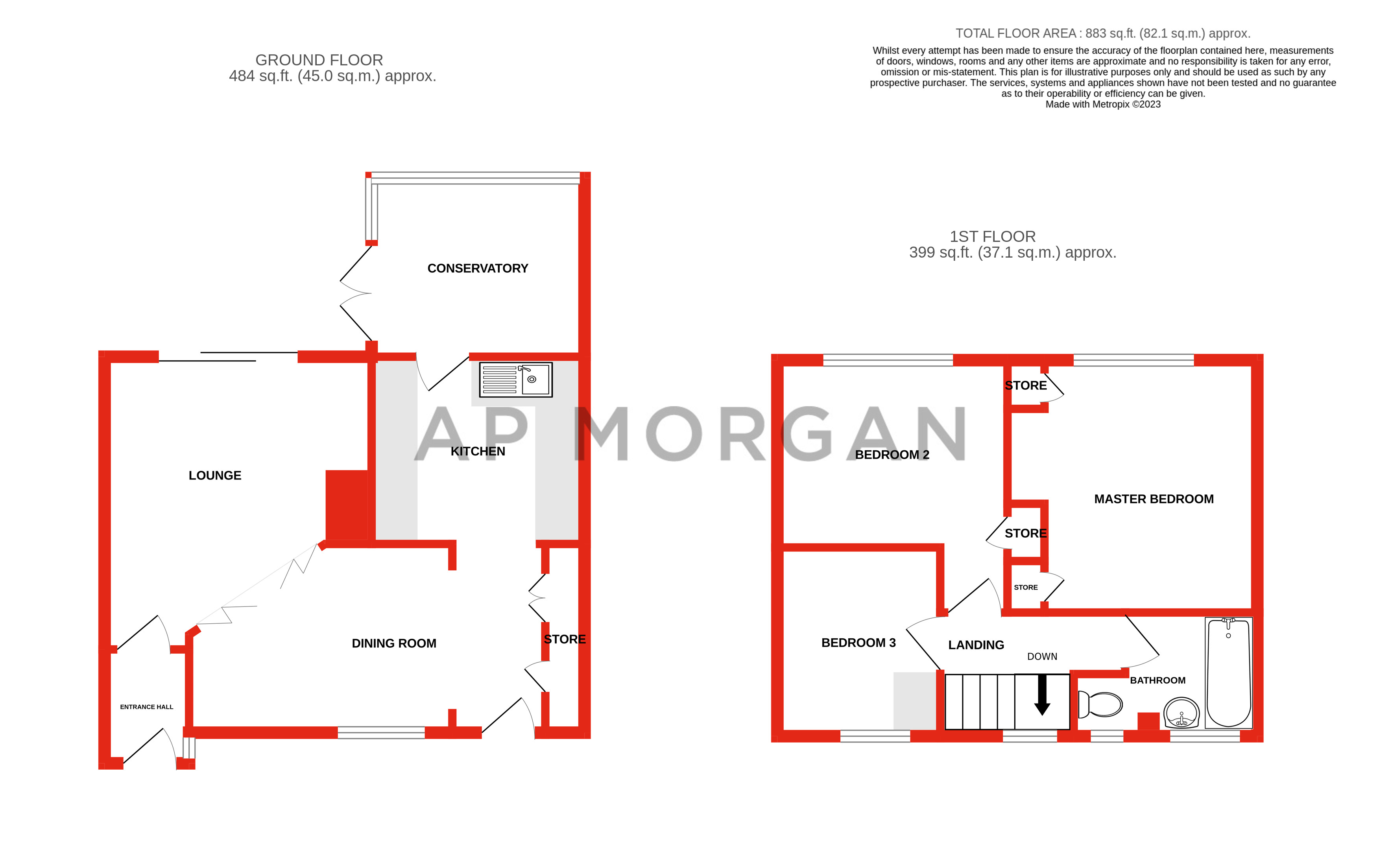 3 bed house for sale in Barratts Road, Birmingham - Property floorplan