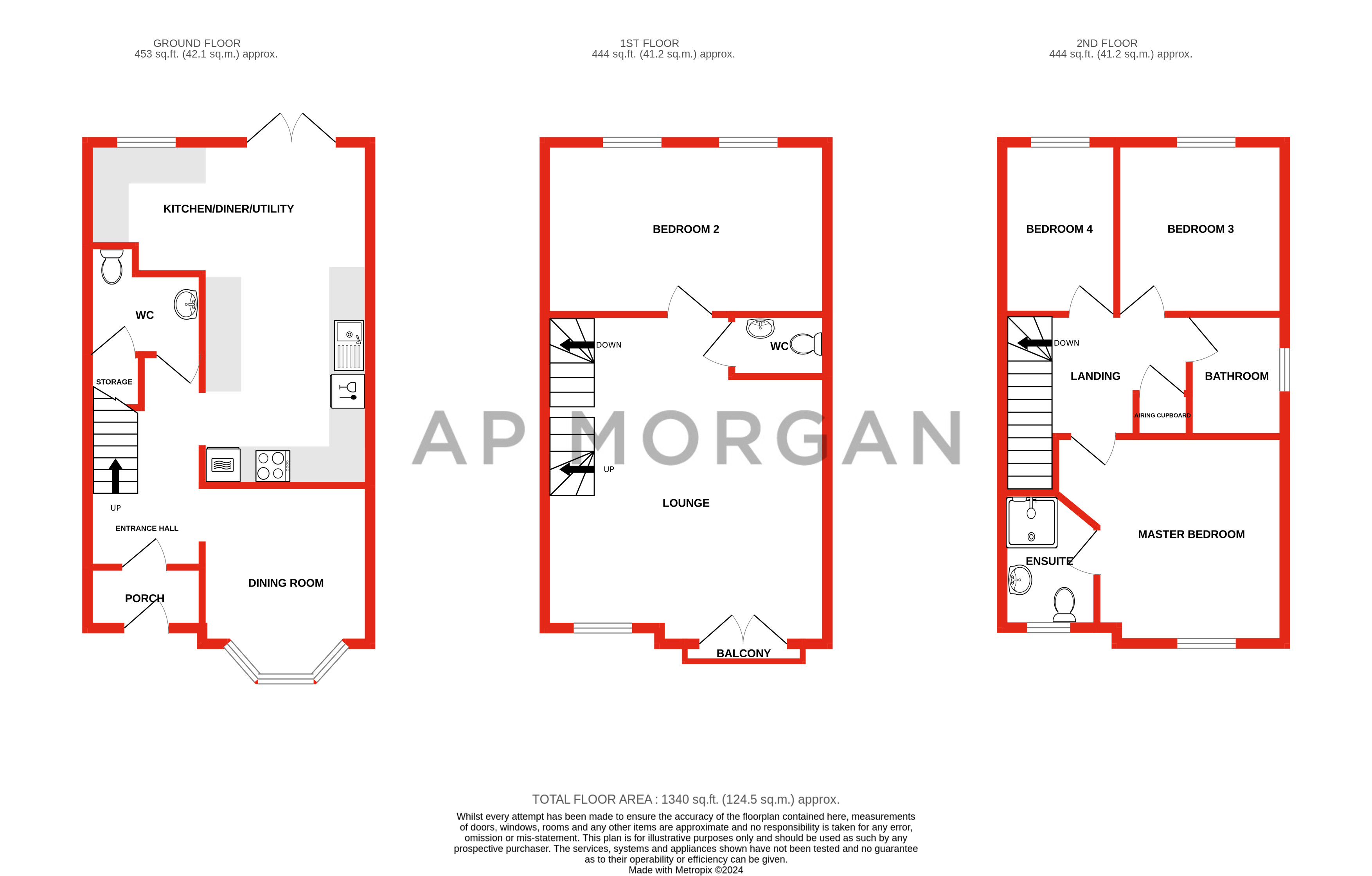 4 bed house for sale in Rea Road, Northfield, Birmingham - Property floorplan
