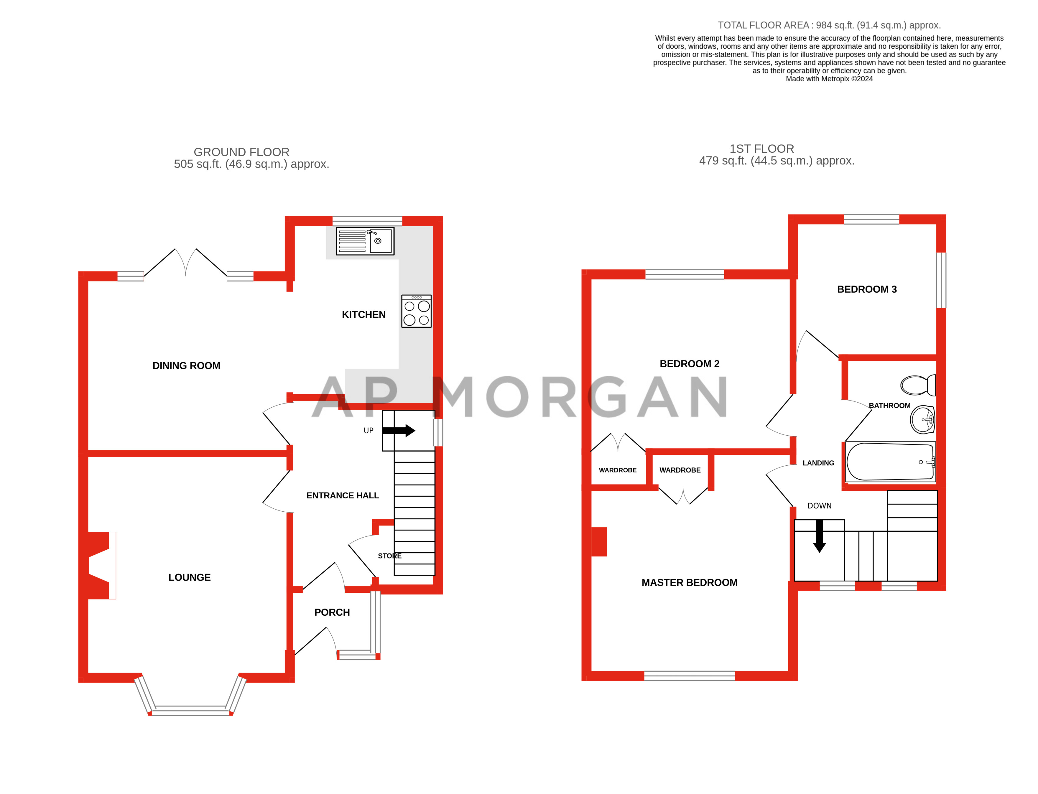 3 bed house for sale in Lickey Road, Rednal - Property floorplan