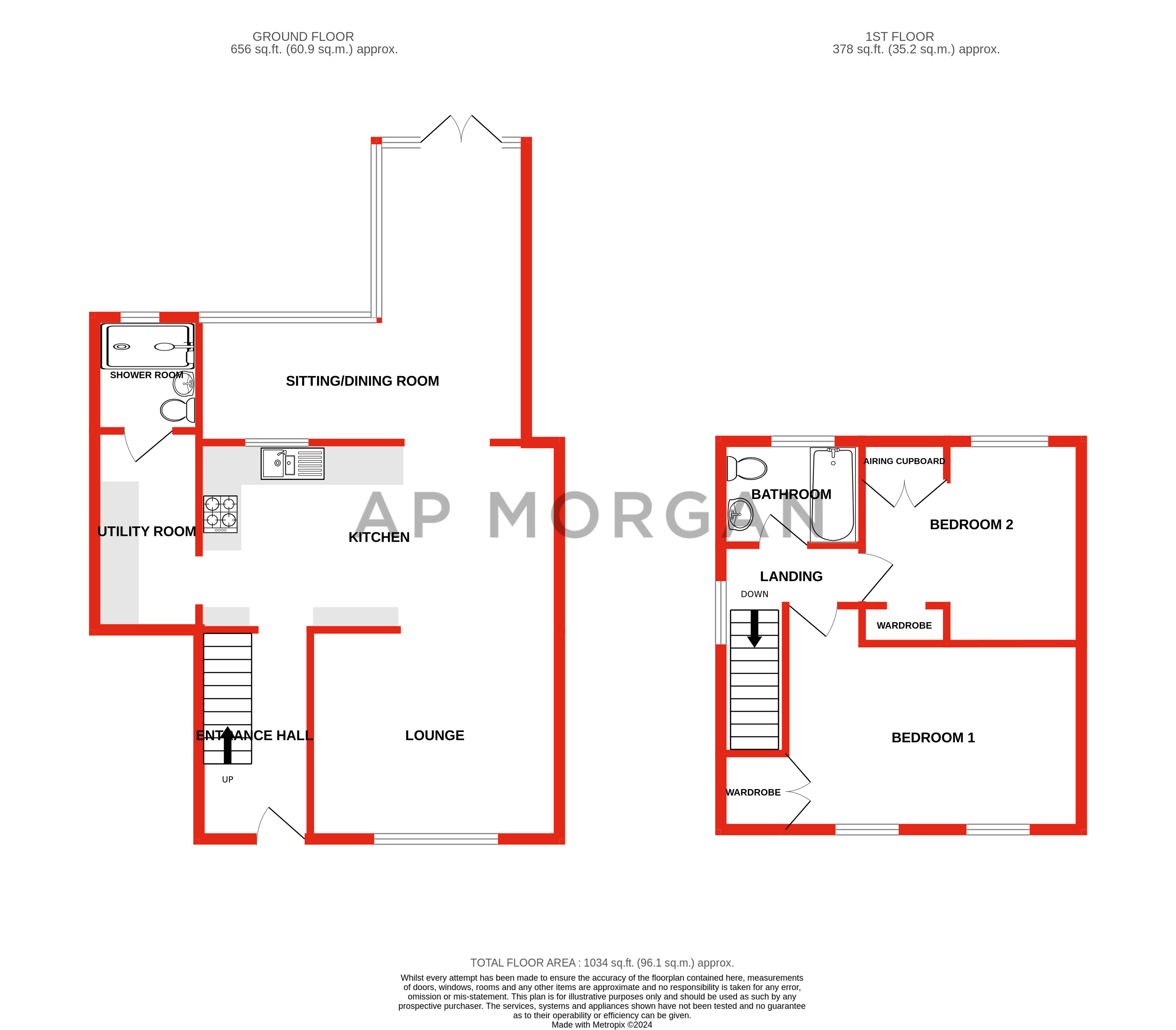 2 bed house for sale in Pitclose Road, Birmingham - Property floorplan