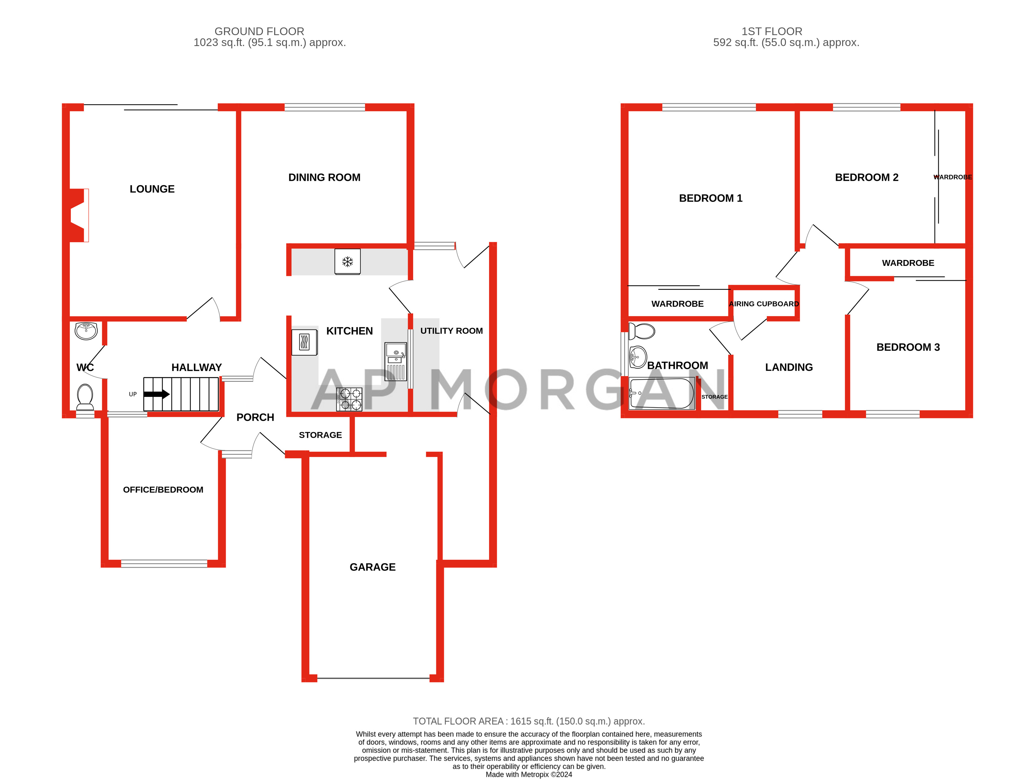 4 bed house for sale in Bunbury Road, Birmingham - Property floorplan
