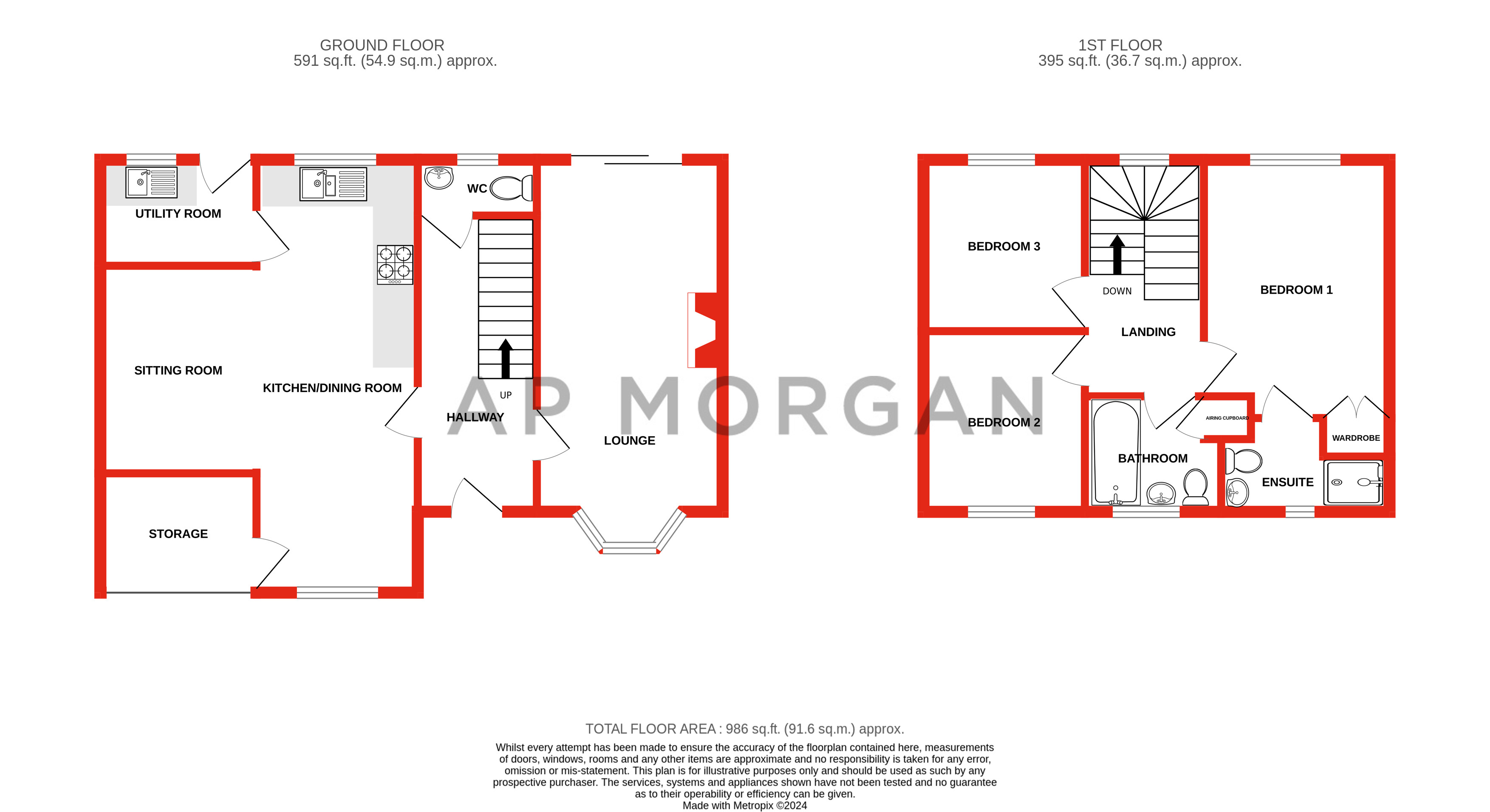3 bed house for sale in Bishops Gate, Birmingham - Property floorplan