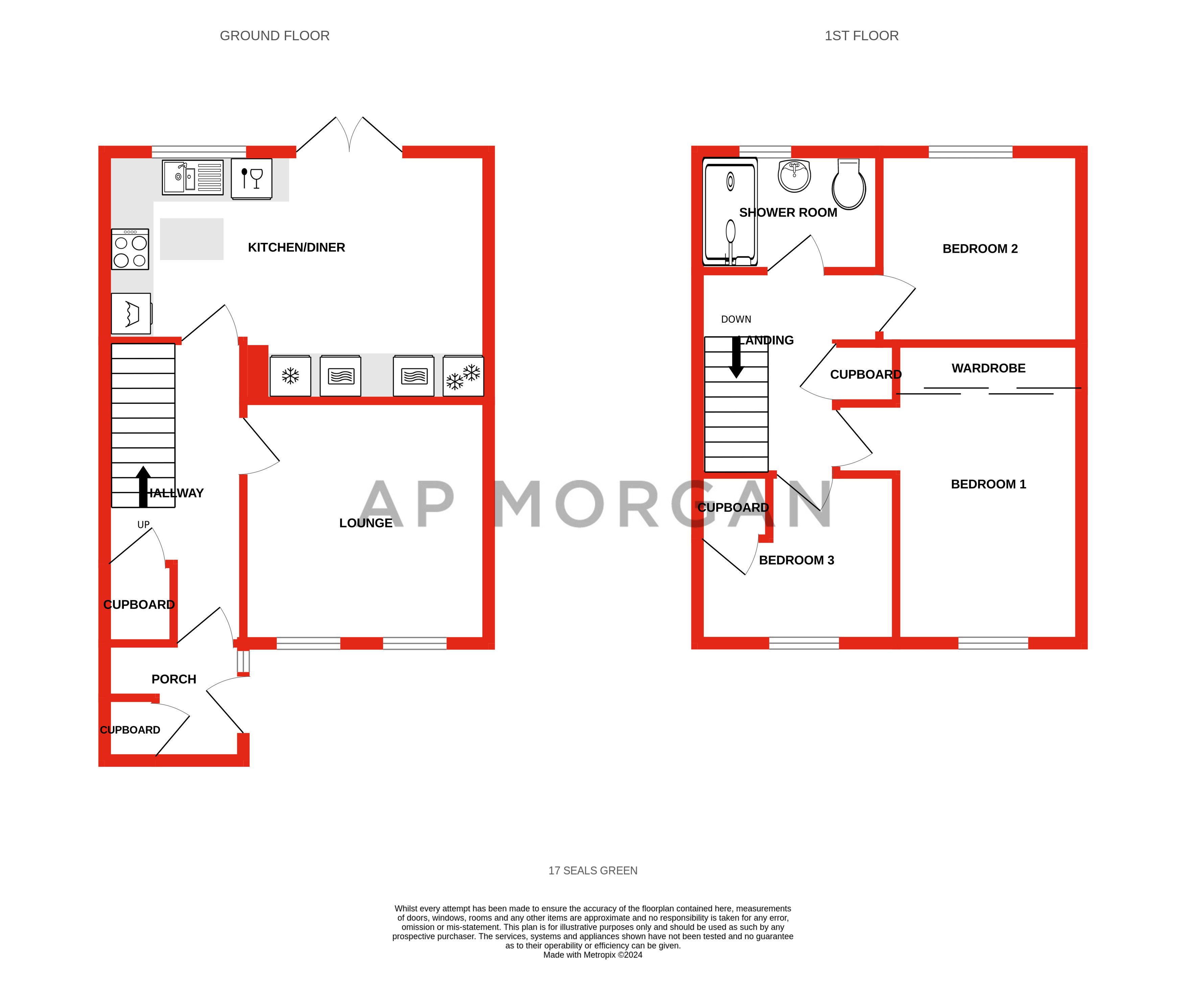 3 bed house for sale in Seals Green, Birmingham - Property floorplan