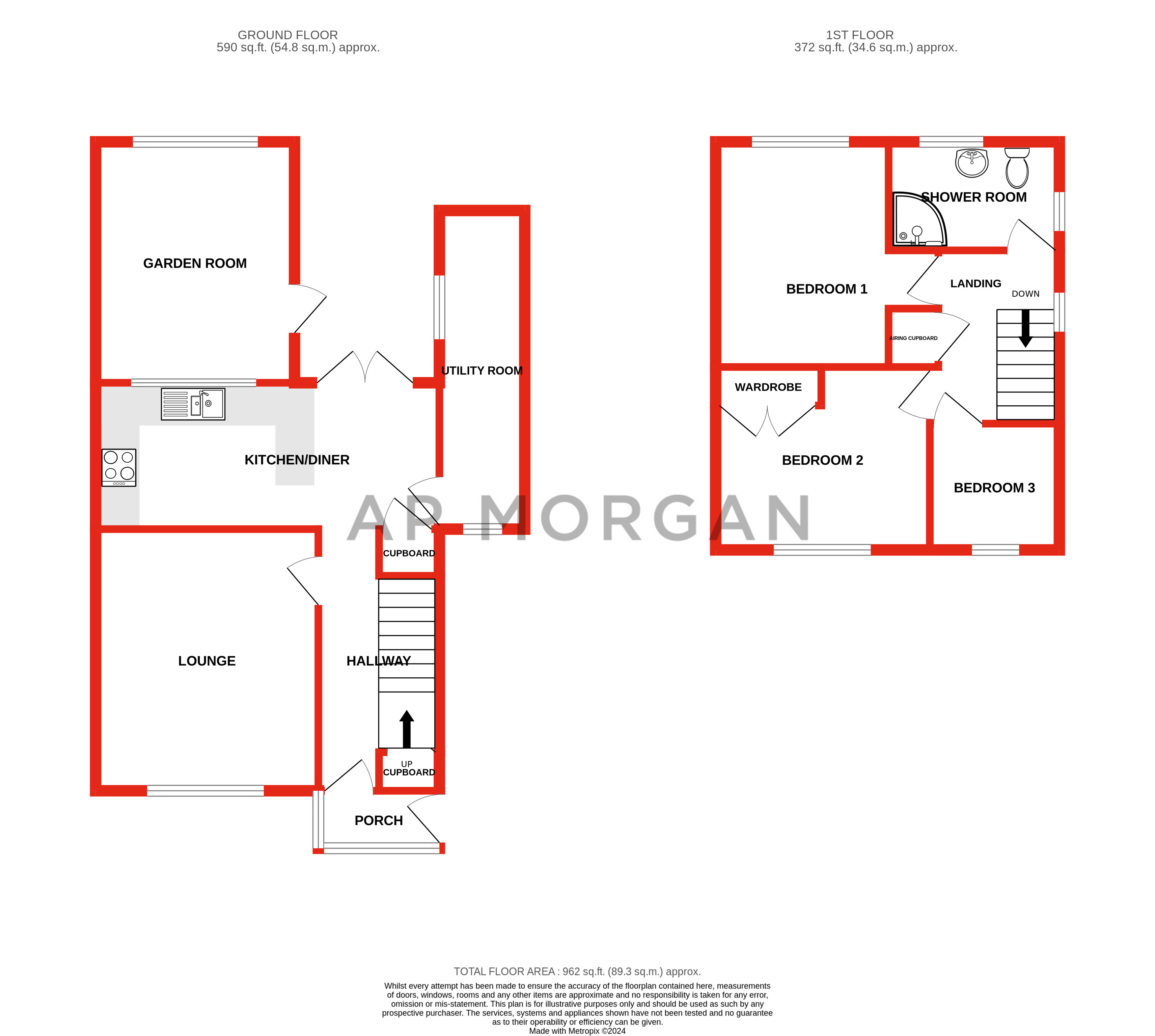 3 bed house for sale in Shepley Road, Rednal - Property floorplan