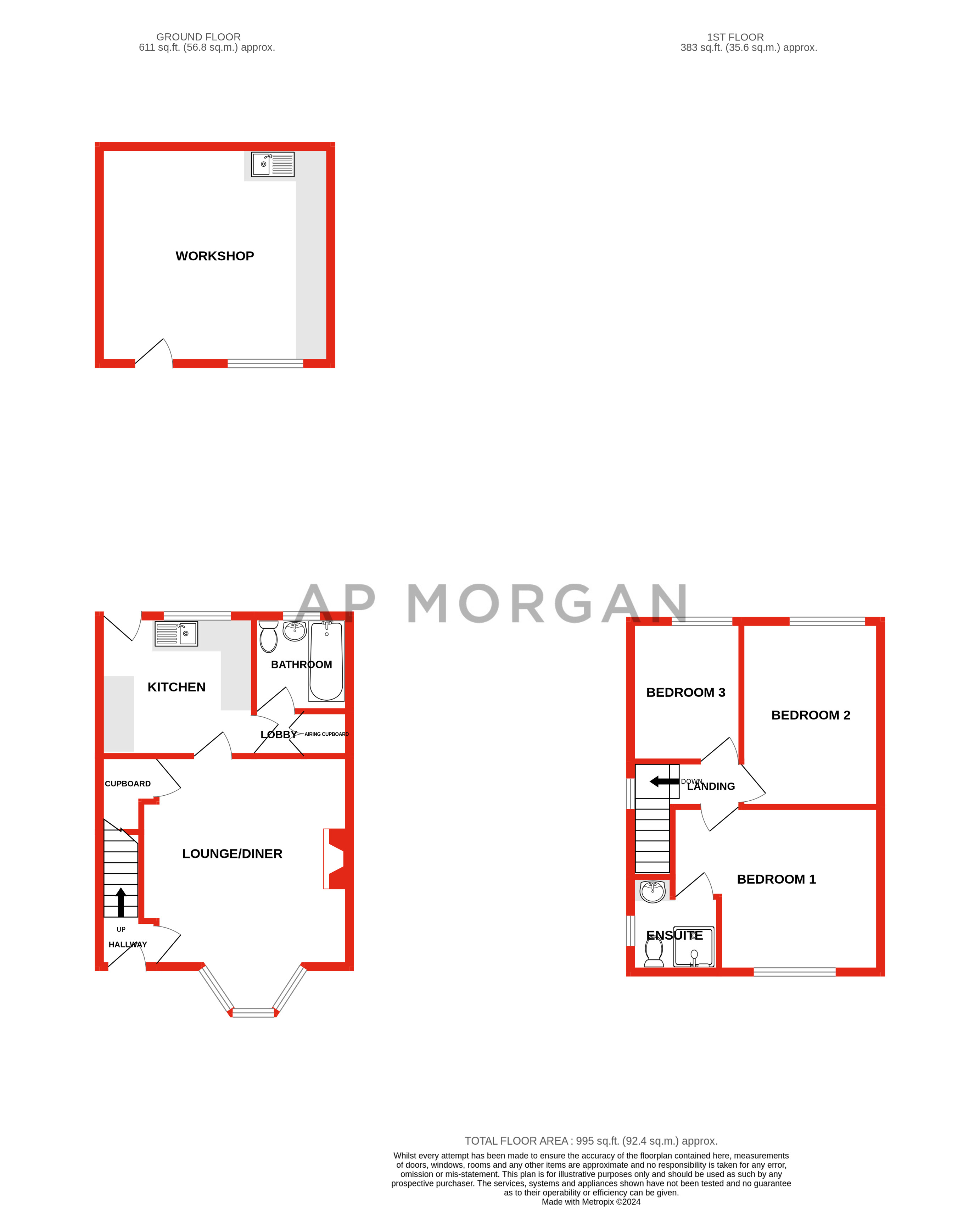 3 bed house for sale in Dornton Road, Birmingham - Property floorplan