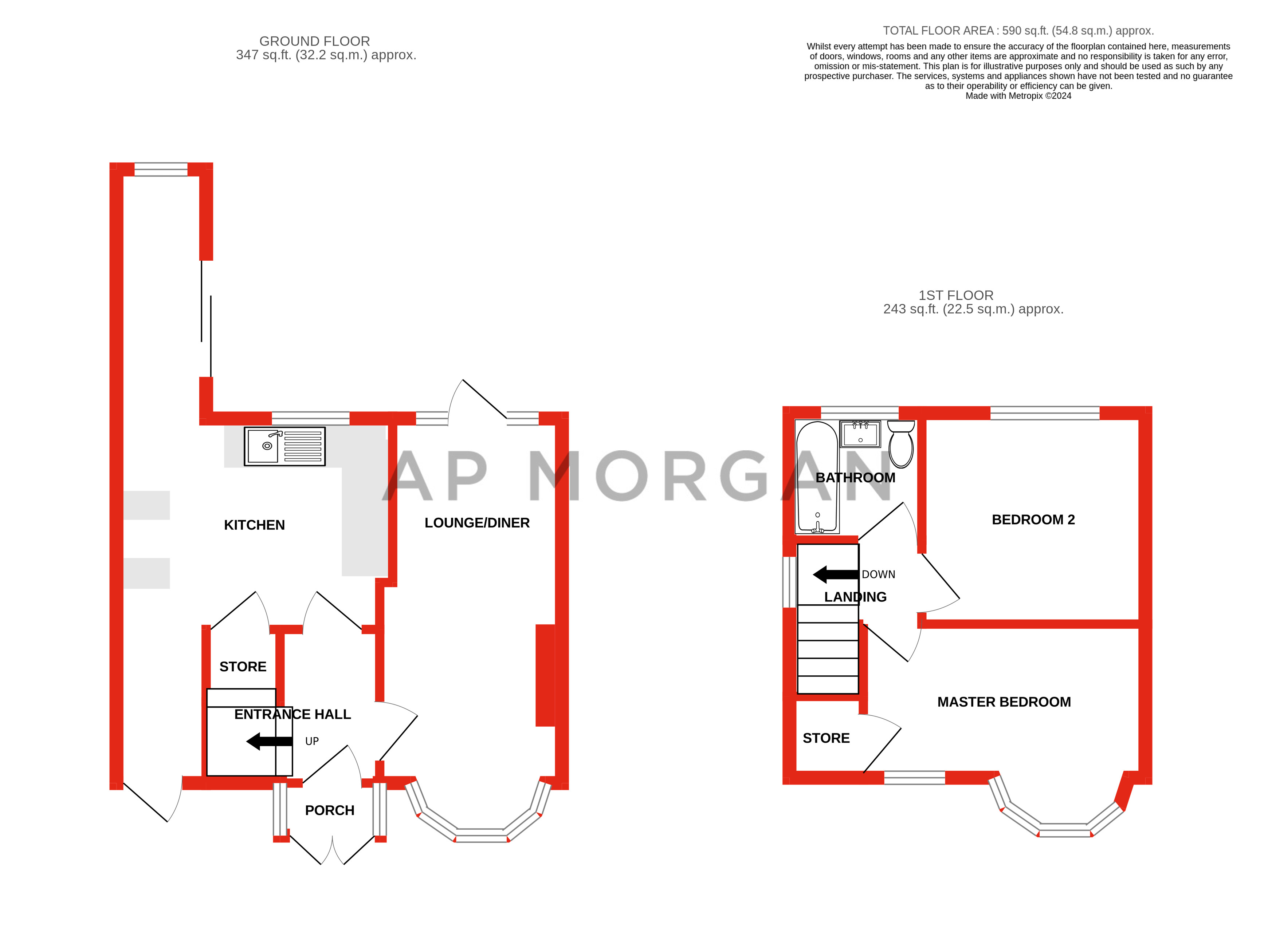 2 bed house for sale in Lickey Road, Rednal - Property floorplan