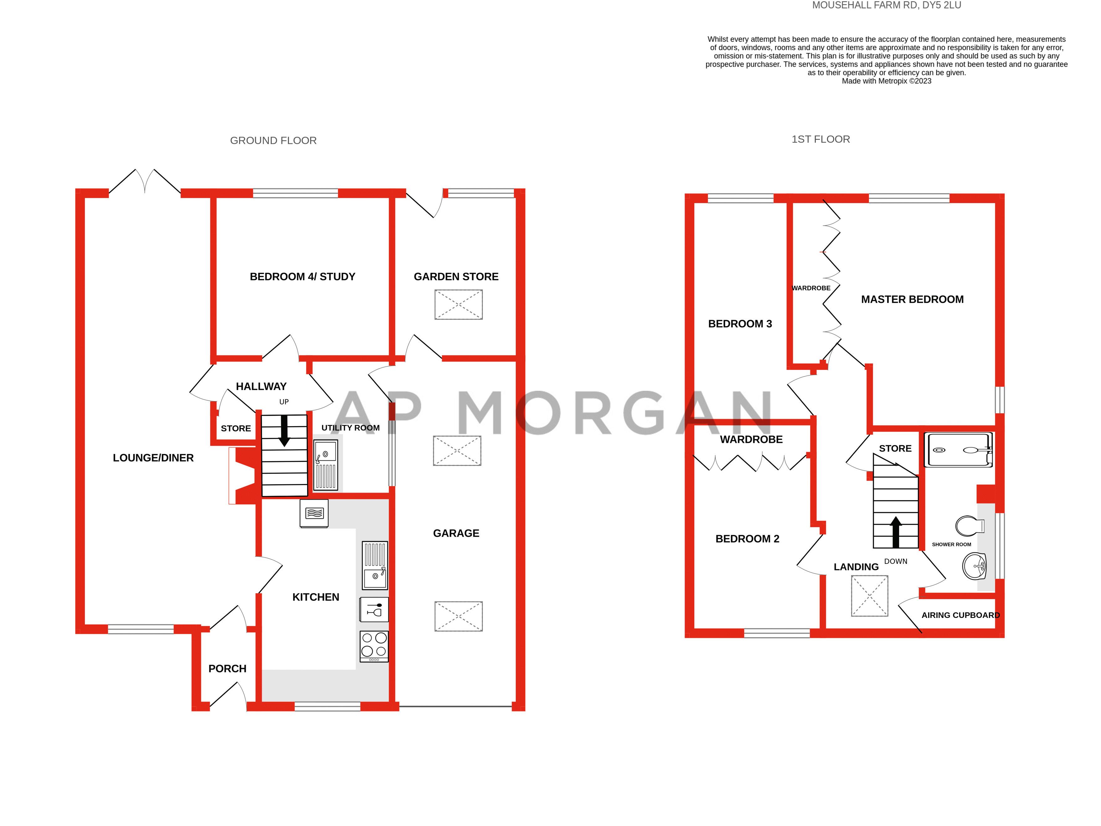 4 bed house for sale in Mousehall Farm Road, Brierley Hill - Property floorplan