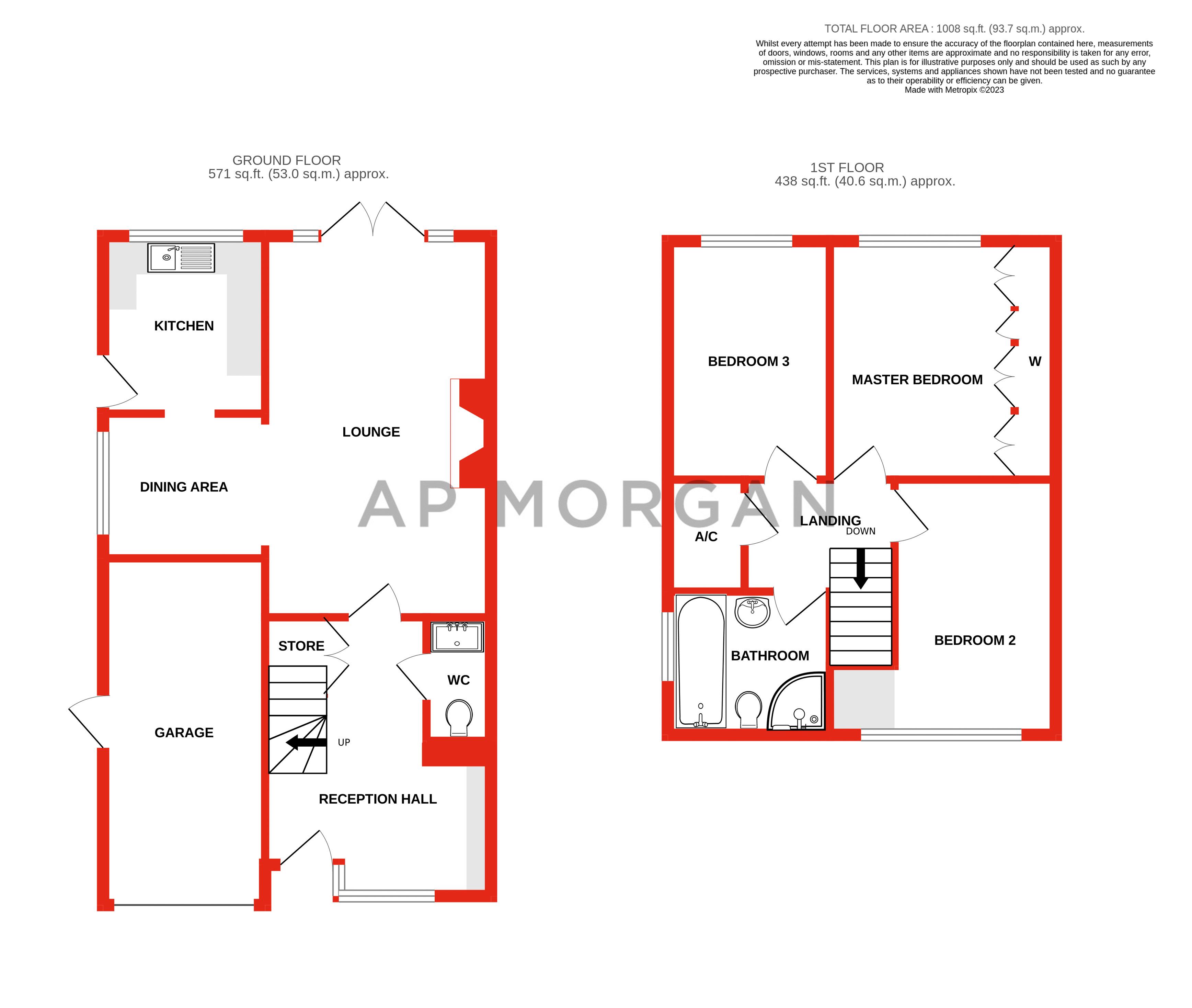 3 bed house for sale in Stour Close, Halesowen - Property floorplan