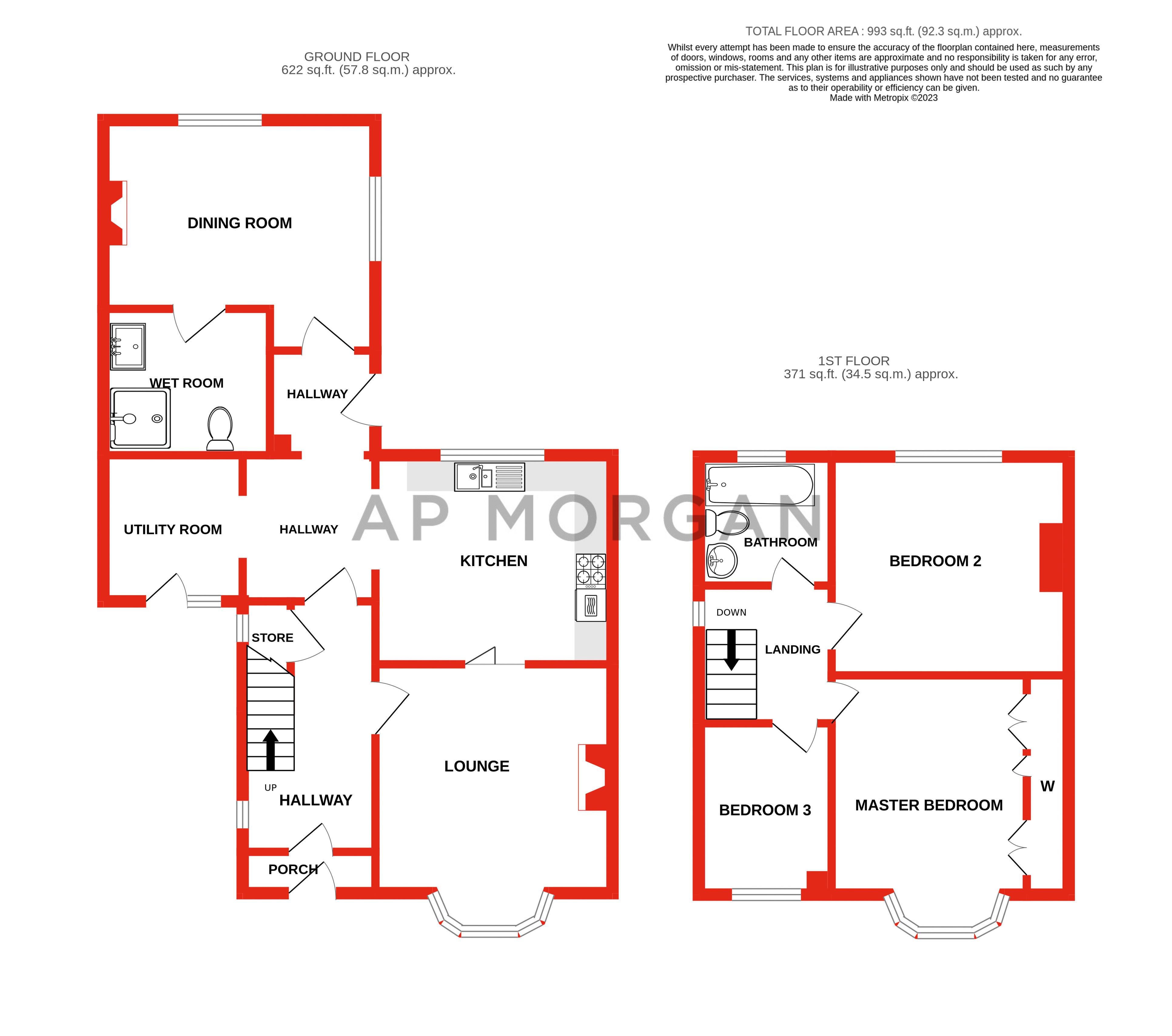 3 bed house for sale in Gilbanks Road, Stourbridge - Property floorplan