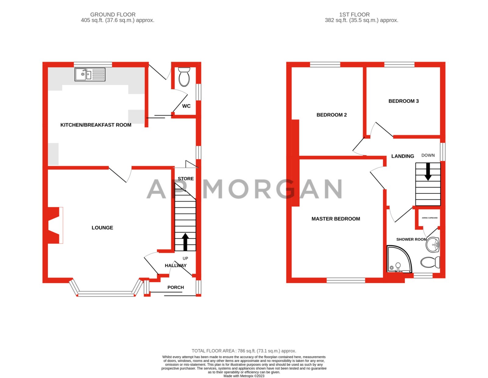 3 bed house for sale in Highfield Crescent, Halesowen - Property floorplan